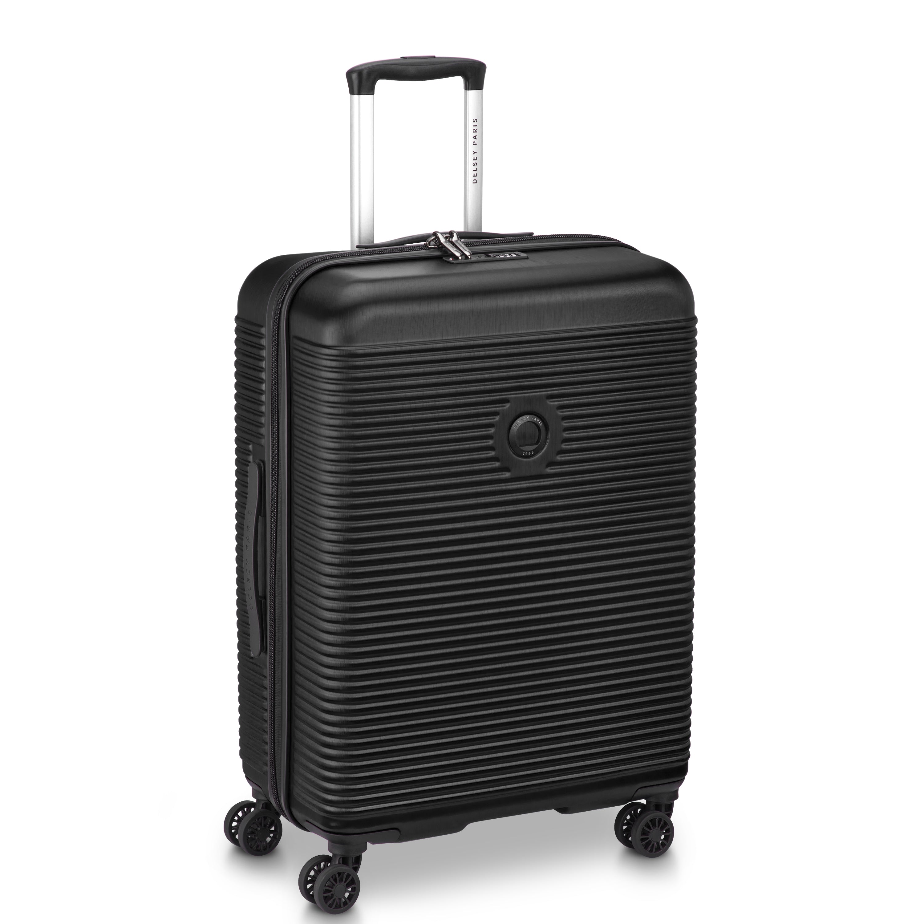 delsey-paris-freestyle-koffer-66-cm-schwarz-hartschale image 2