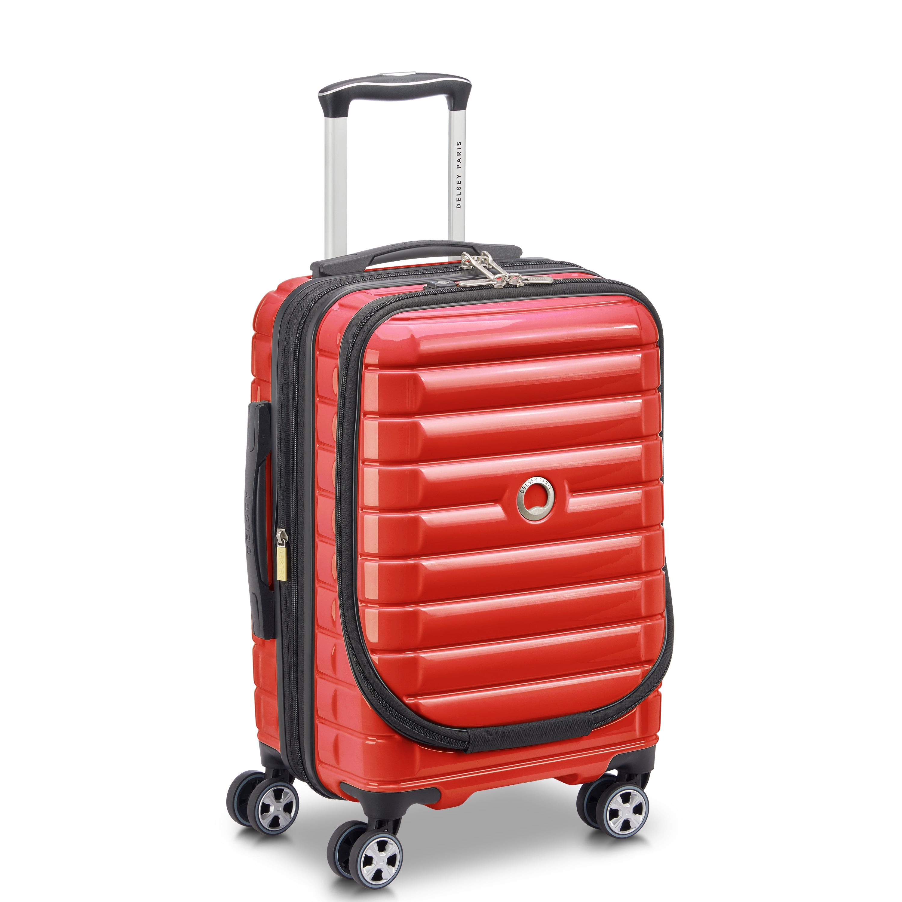 delsey-brochant-shadow-5-0-koffer-55-cm-rot-erweiterbar image 2