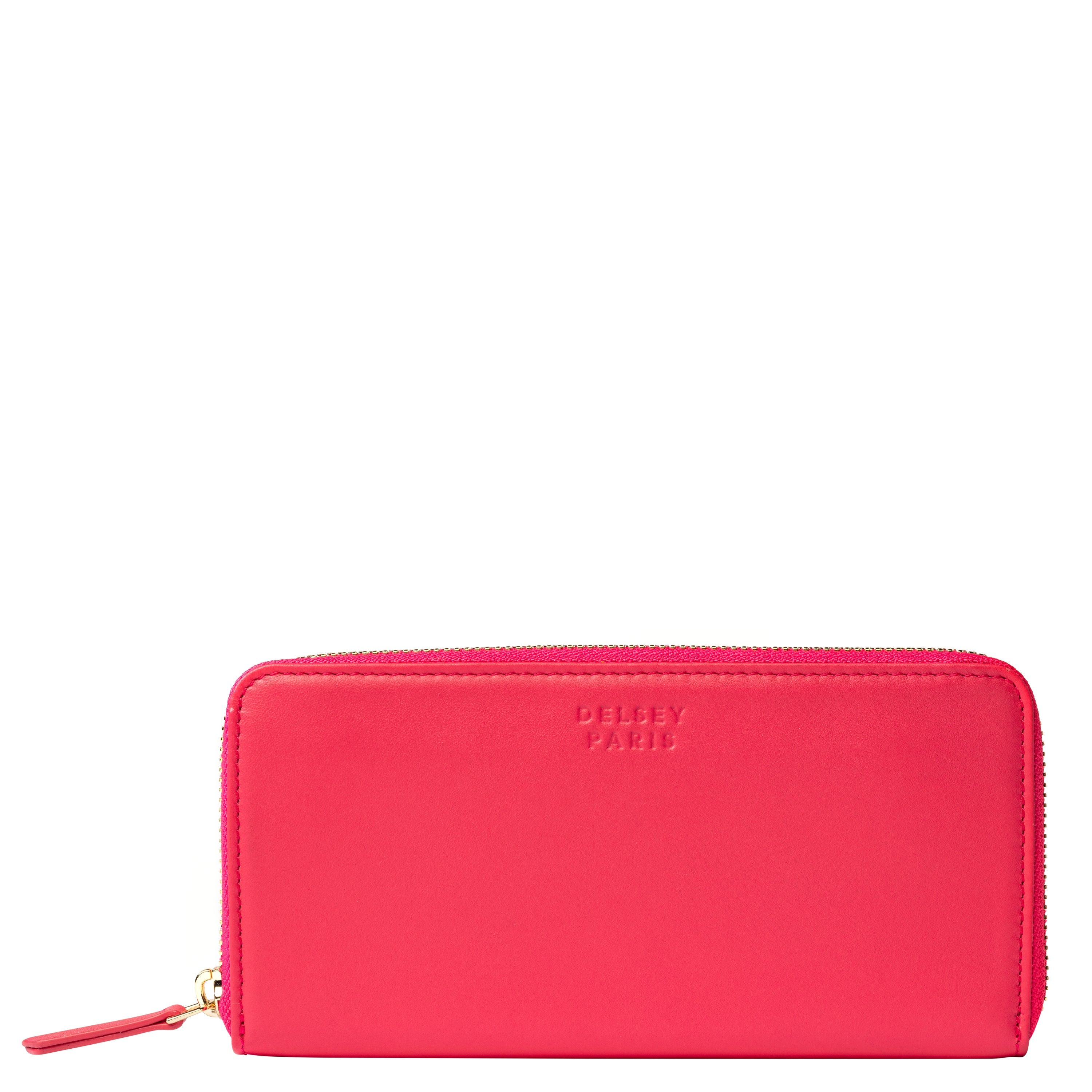 delsey-le-cuir-lisse-geldb-rse-pink-leder-portemonnaie image 5
