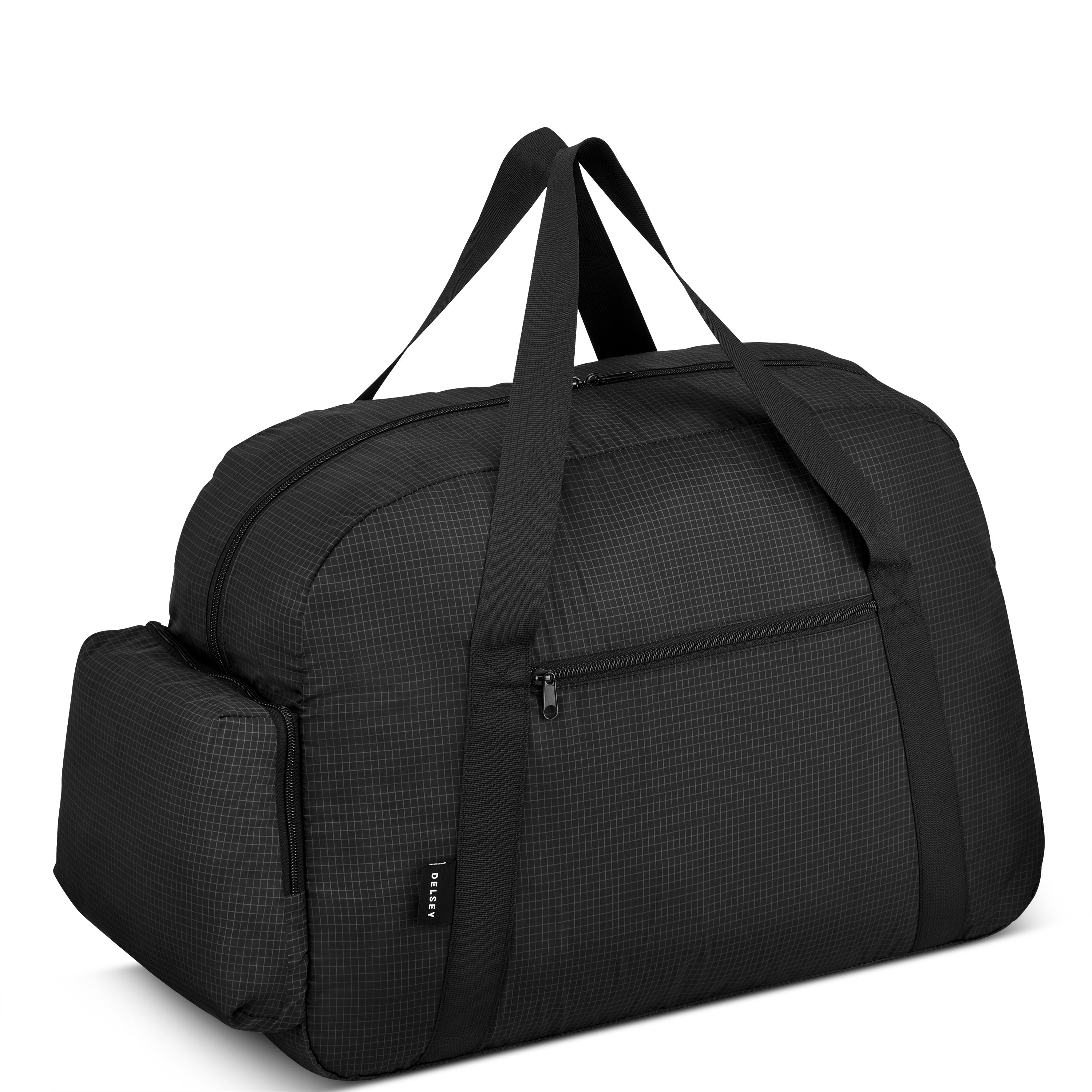 delsey-le-cuir-lisse-faltbare-tasche-56-cm-schwarz image 2