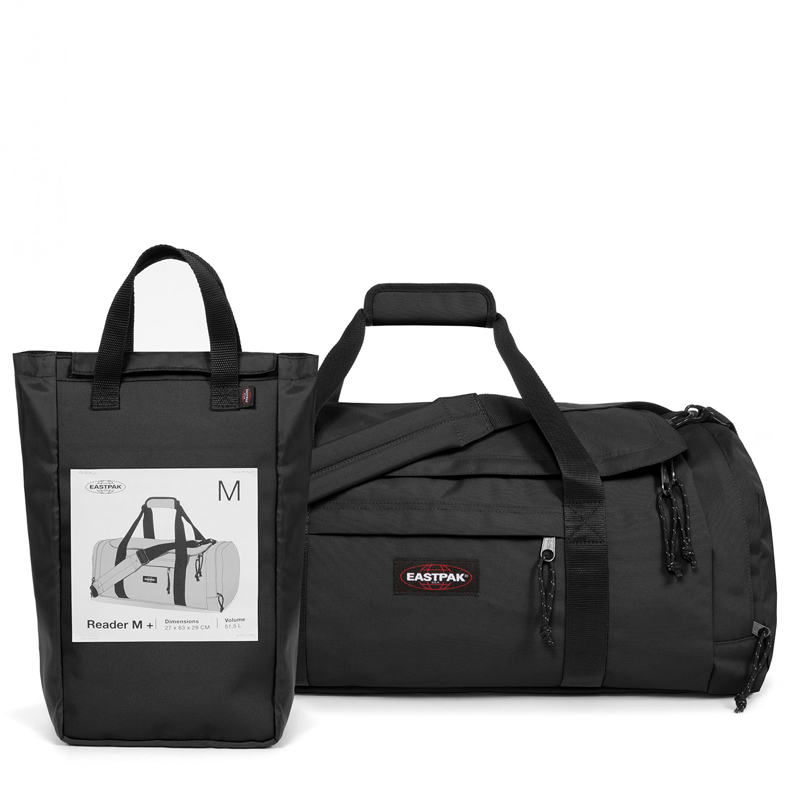 eastpak-reader-m-reisetasche-51-5-l-schwarz-polyester-weekender image 5