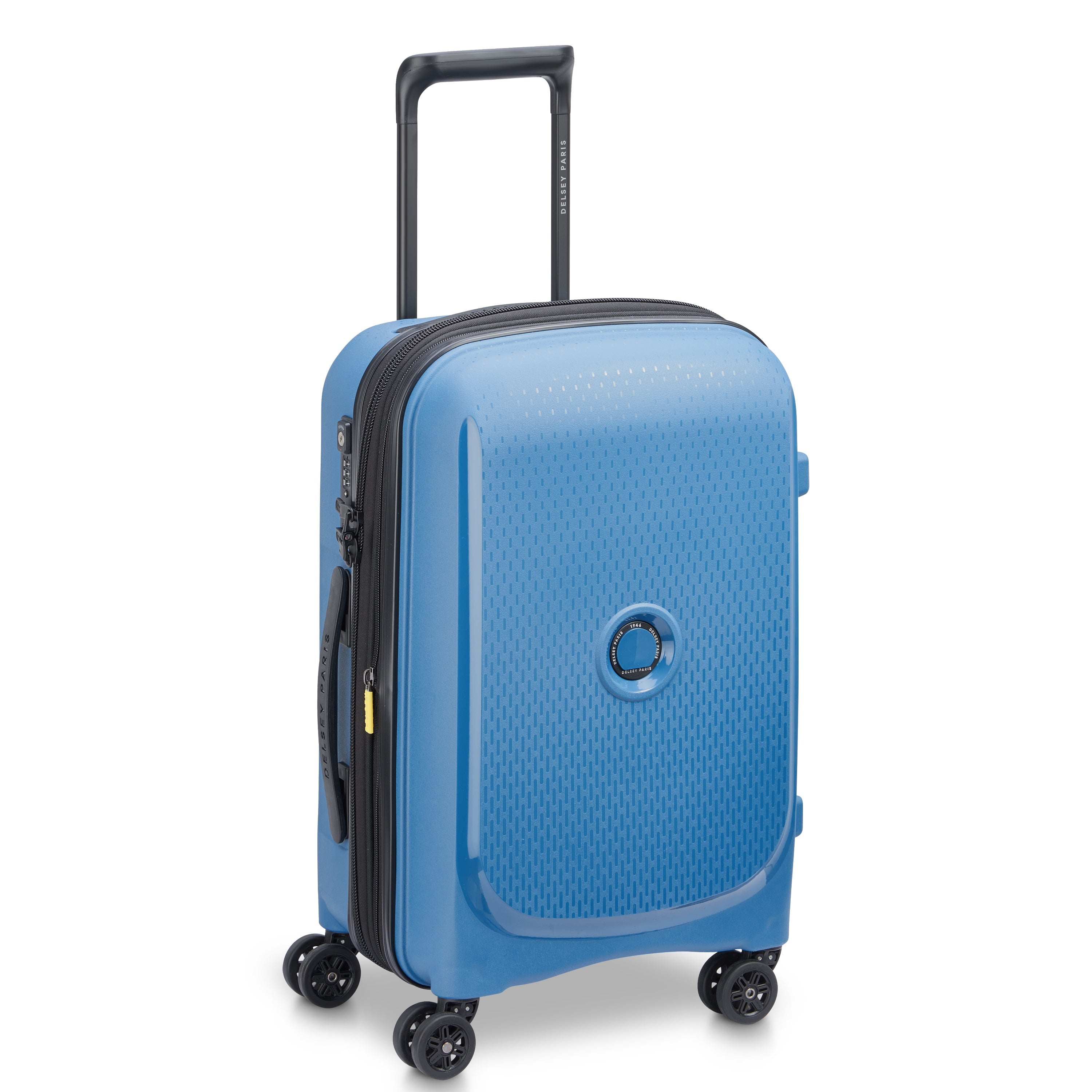 delsey-belmont-plus-kabinenkoffer-55-cm-blau-erweiterbar image 2