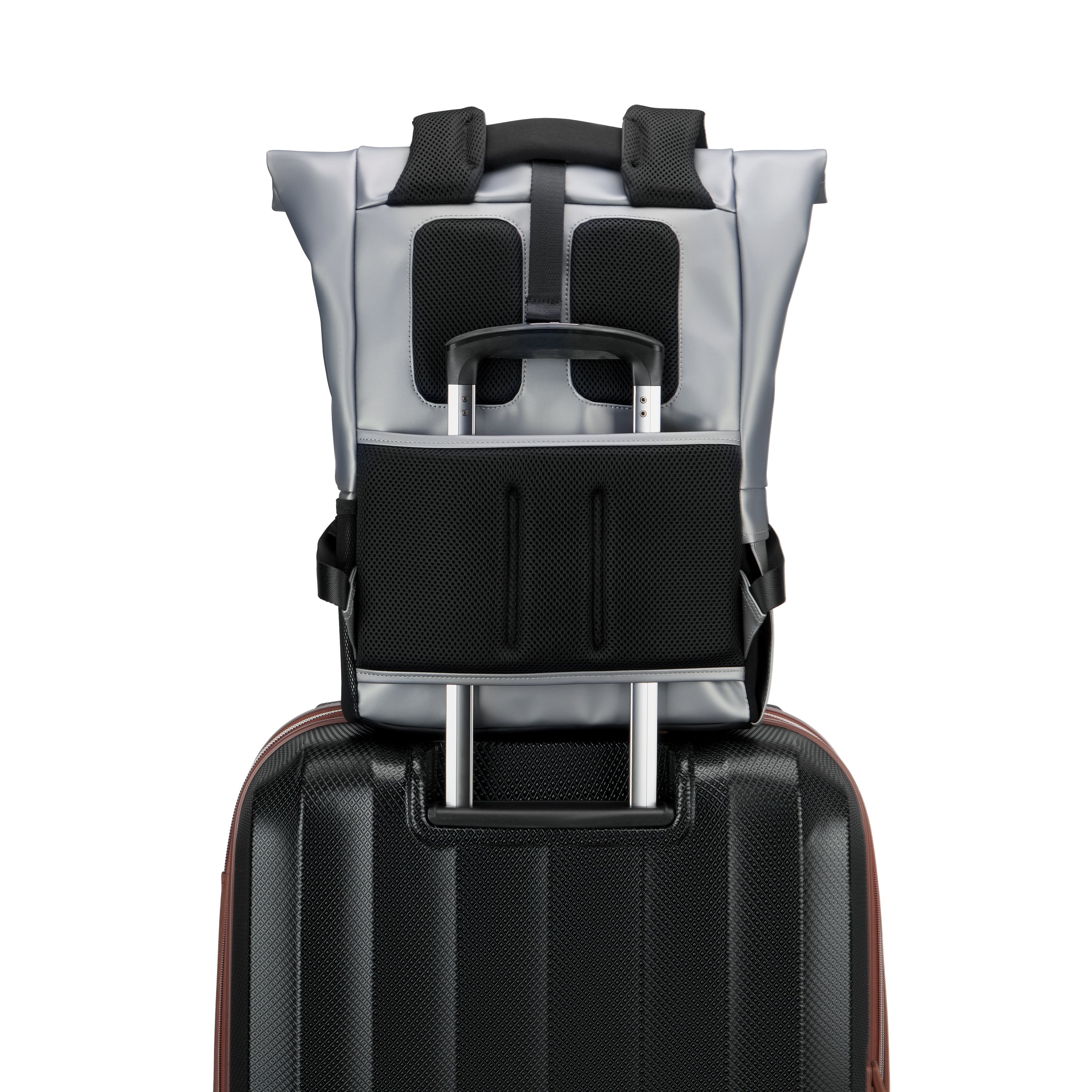 delsey-maubert-2-0-turenne-soft-rucksack-25l-silber-laptop image 7