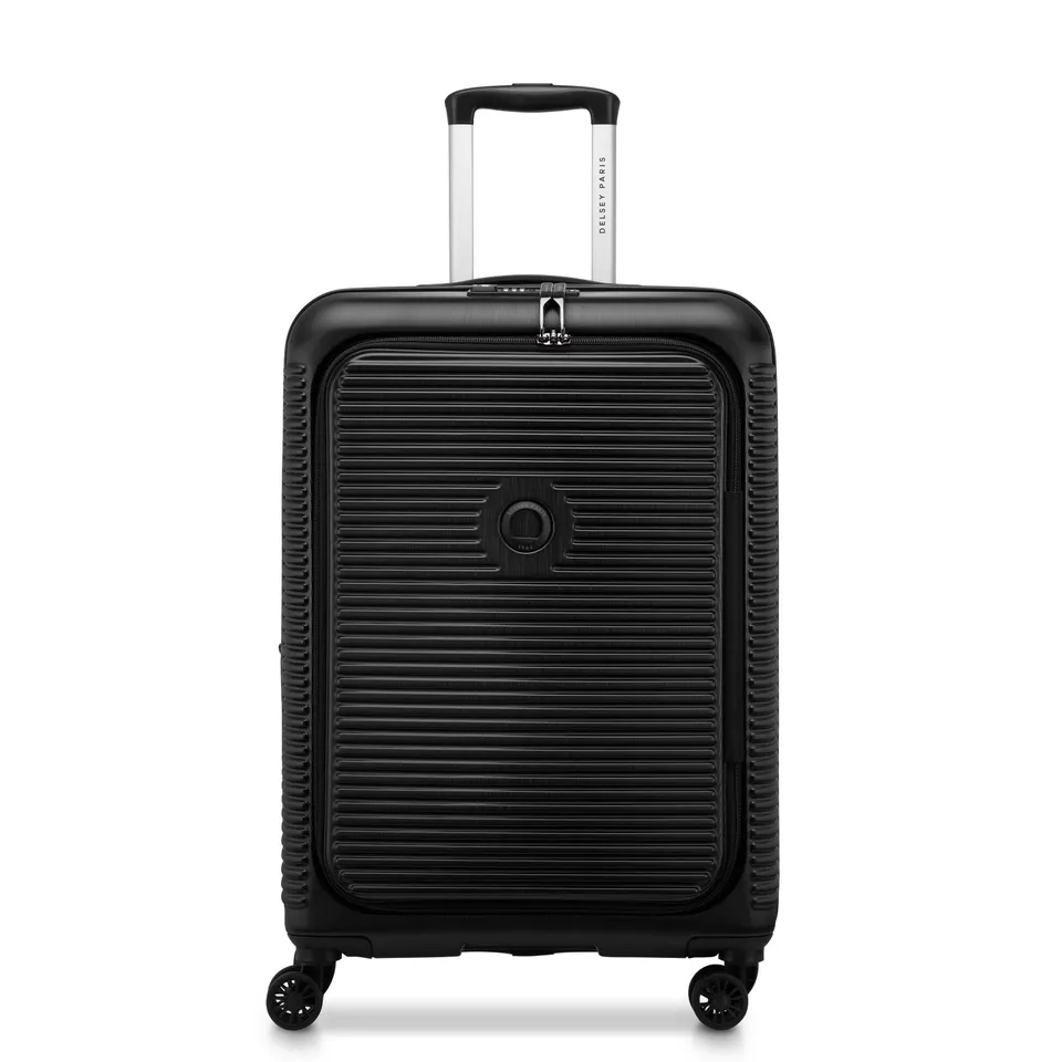 delsey-carrousel-2-freestyle-koffer-66-cm-schwarz-erweiterbar image 1