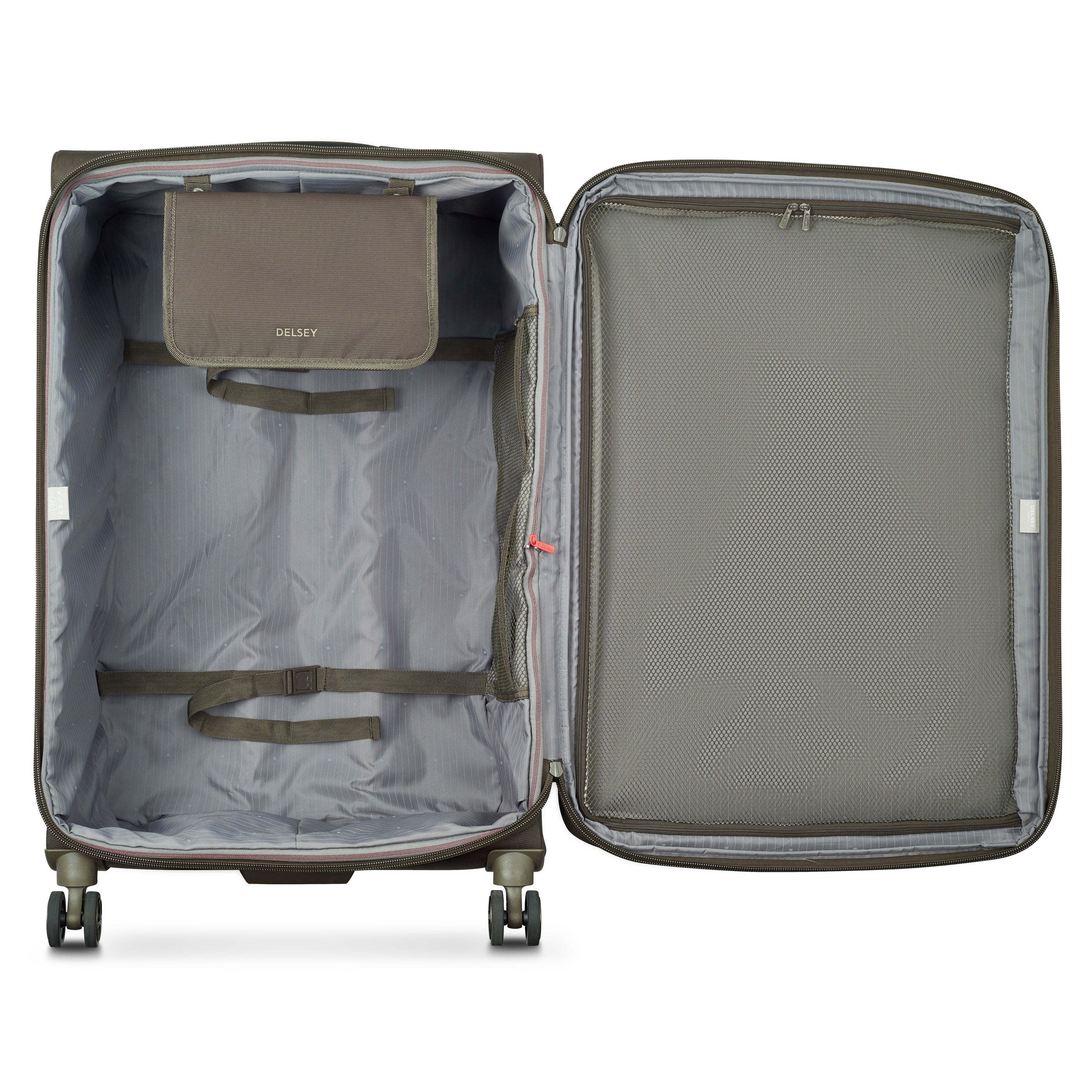 delsey-helium-dlx-stoffkoffer-83-cm-mocha-erweiterbar-xl image 3