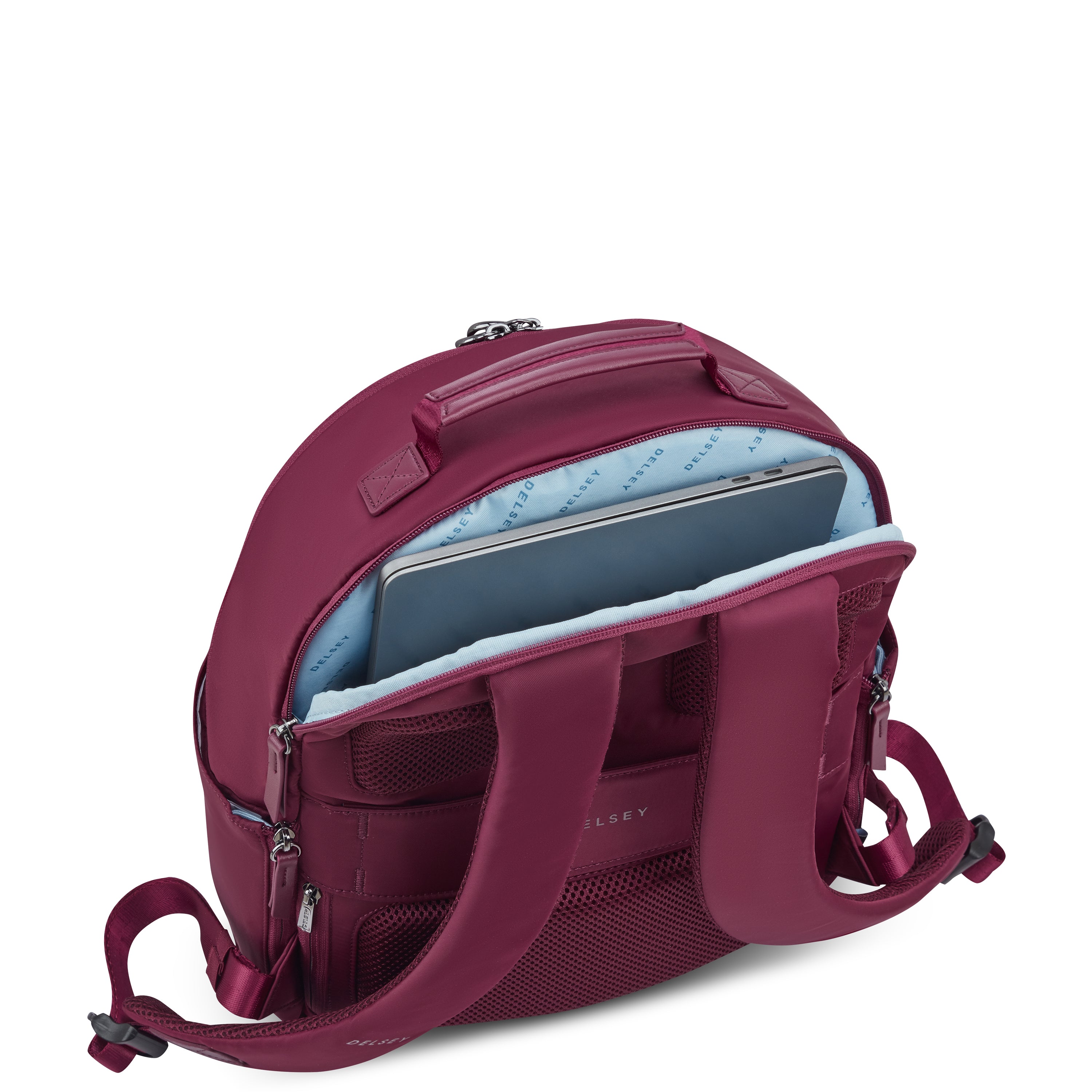 delsey-elegance-victoire-rucksack-22-l-burgunderrot-laptop image 5