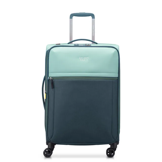 delsey-brochant-3-reisekoffer-67-cm-gr-n-erweiterbar-weichschale image 1