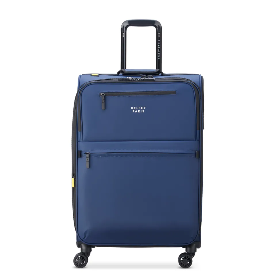 delsey-paris-maubert-2-0-koffer-66-cm-blau-erweiterbar-mittel image 1