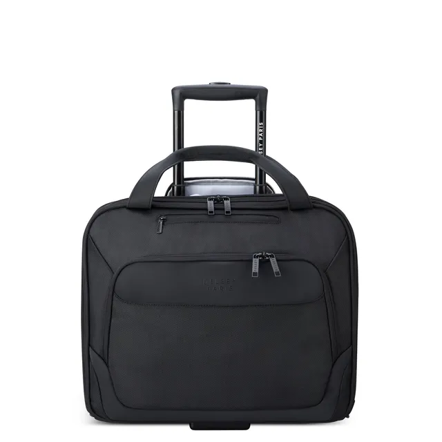delsey-parvis-plus-42-cm-business-kabinenkoffer-schwarz-laptop image 1