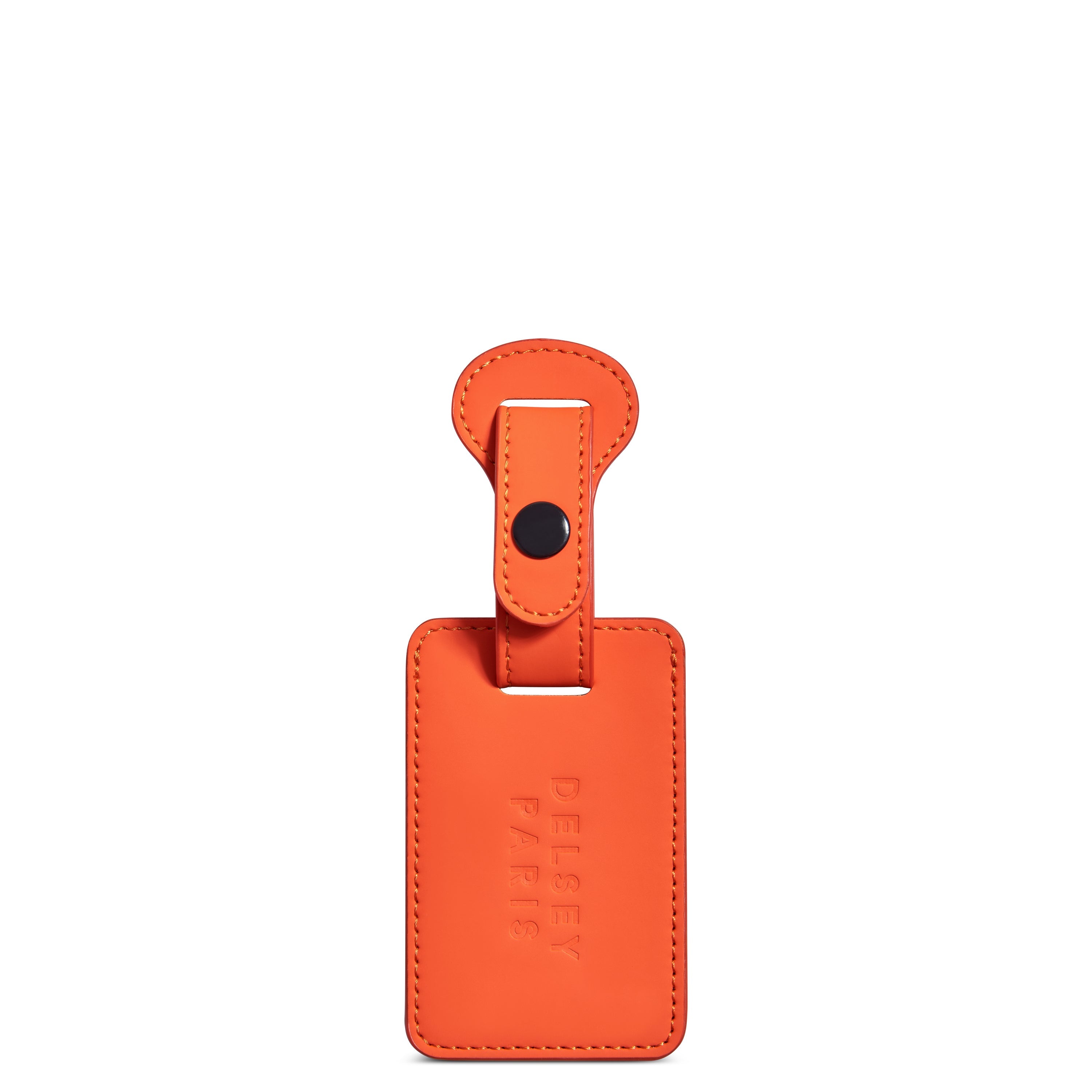 delsey-le-cuir-lisse-kofferanh-nger-orange-leder image 1