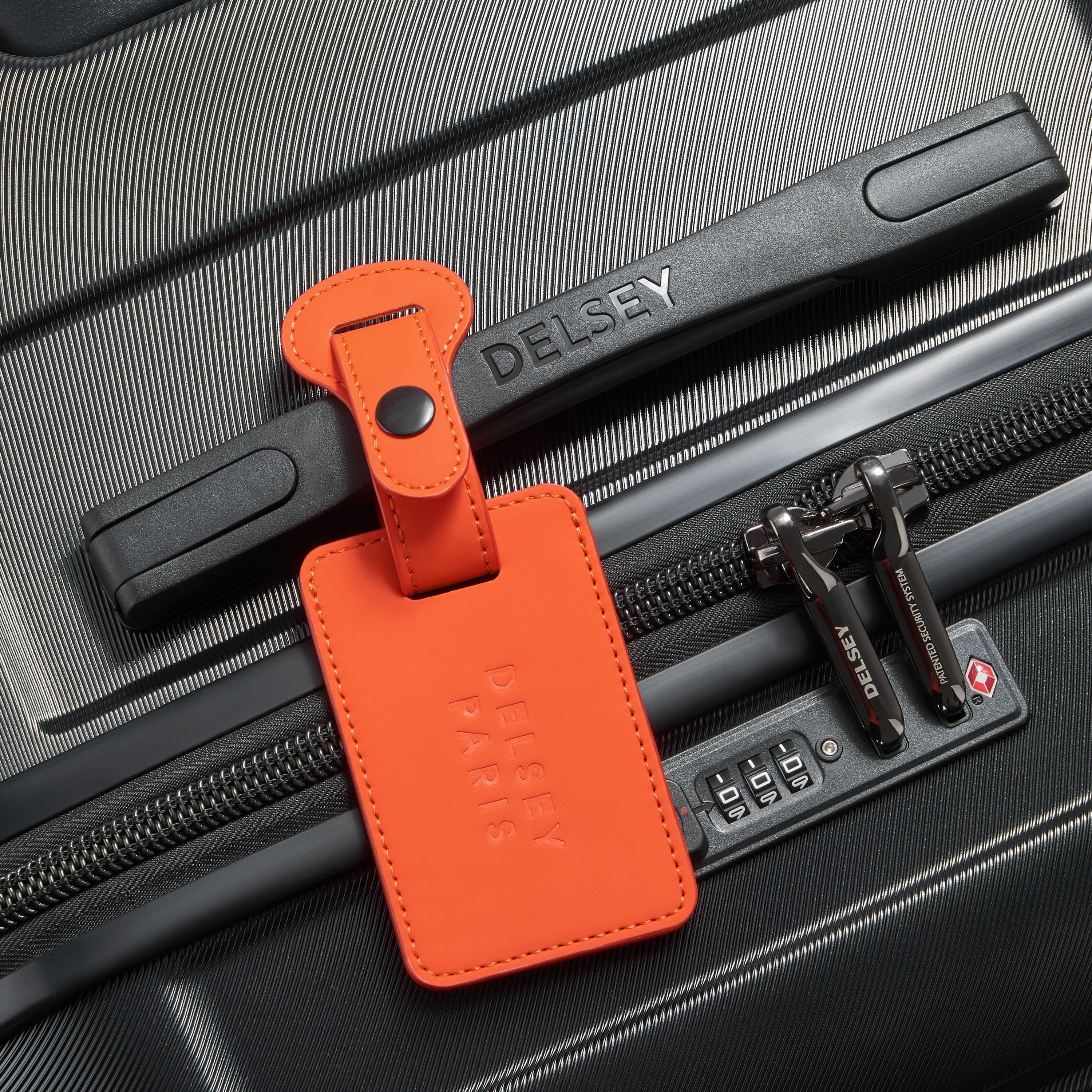 delsey-le-cuir-lisse-kofferanh-nger-orange-leder image 3