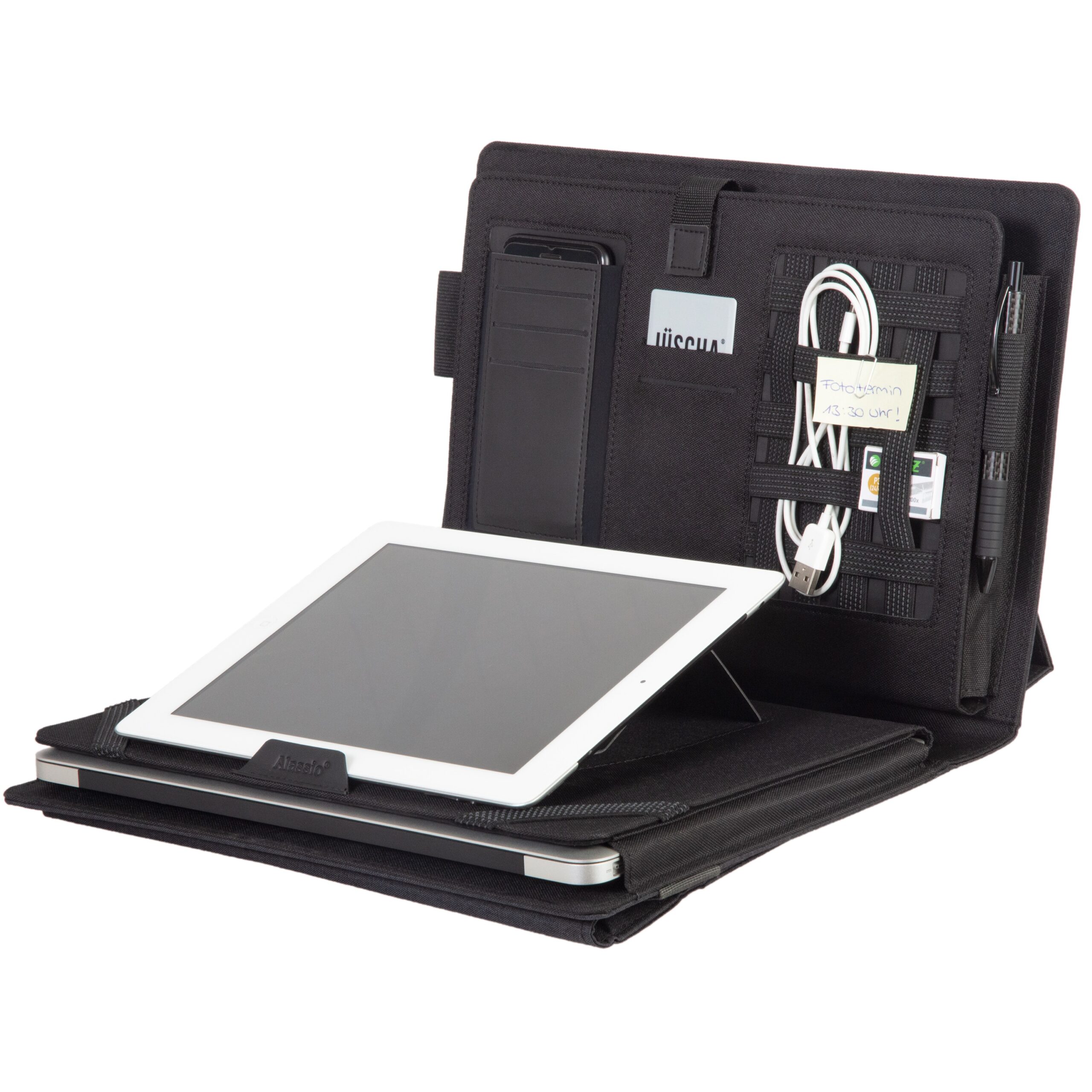 alumaxx-mobile-office-a4-fiori-schreibmappe-floral-mit-laptopfach image 4