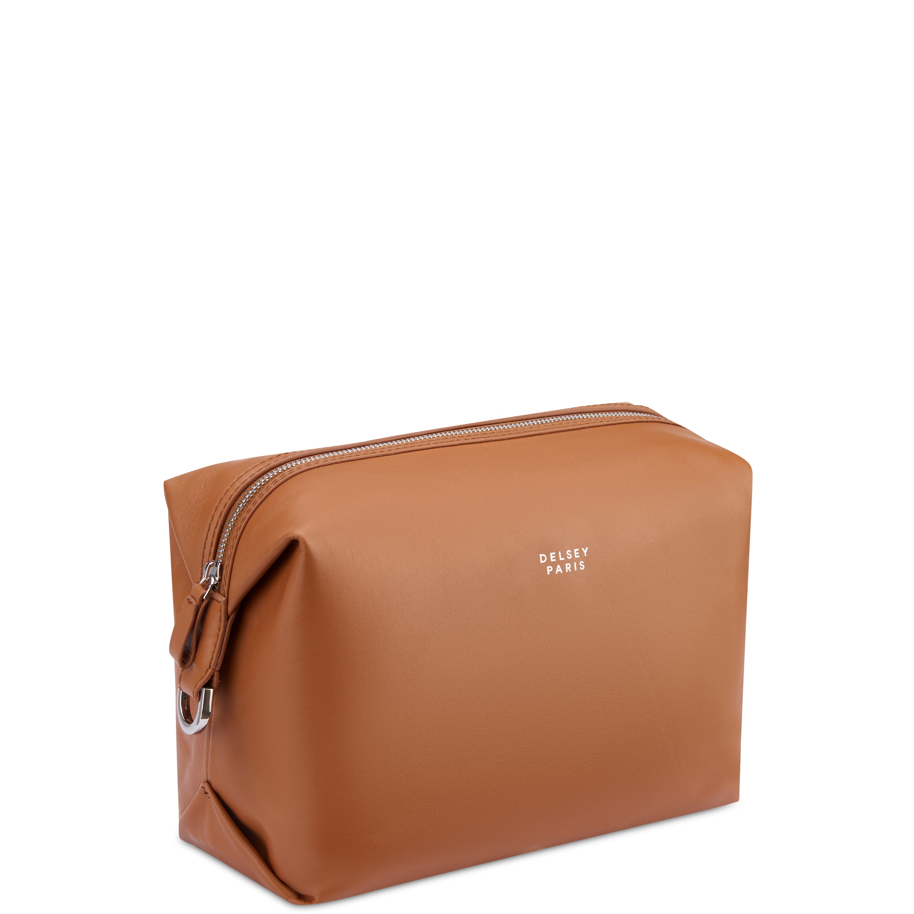 delsey-le-cuir-liss-kulturbeutel-leder-cognac image 6