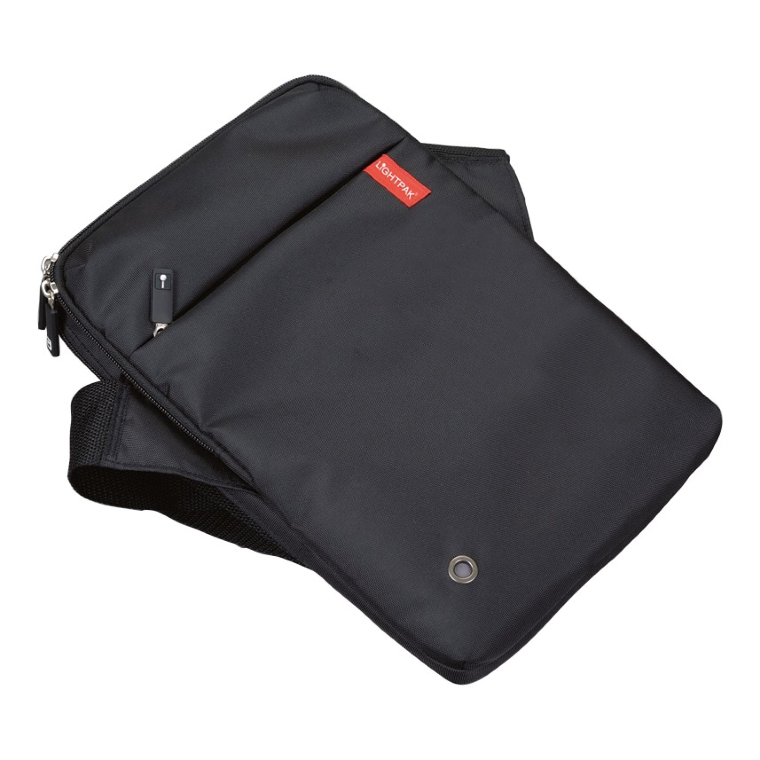 lightpak-genius-tablet-umh-ngetasche-schwarz-nylon-tablettasche image 1