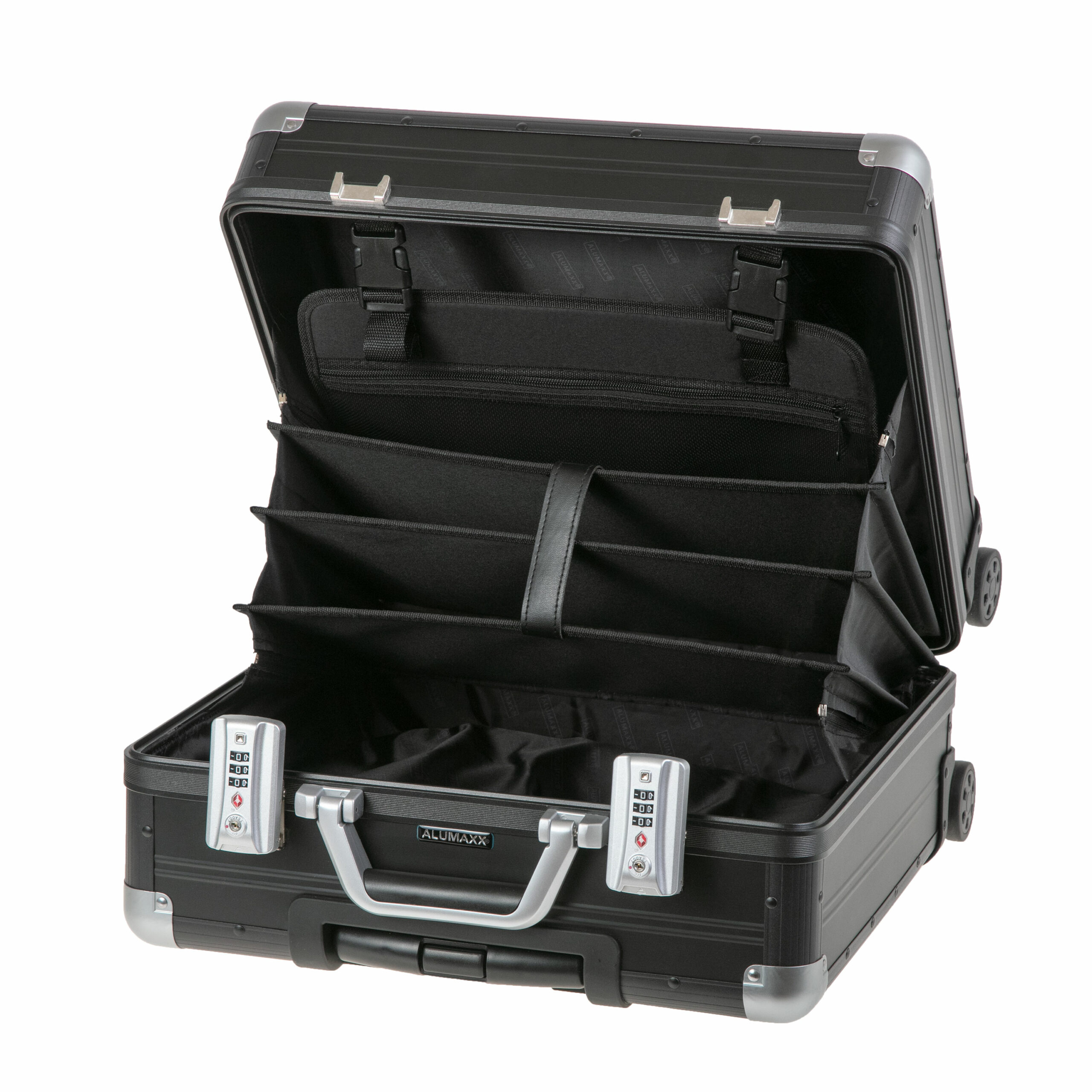 alumaxx-gemini-business-trolley-schwarz-matt-alu-2-in-1 image 2