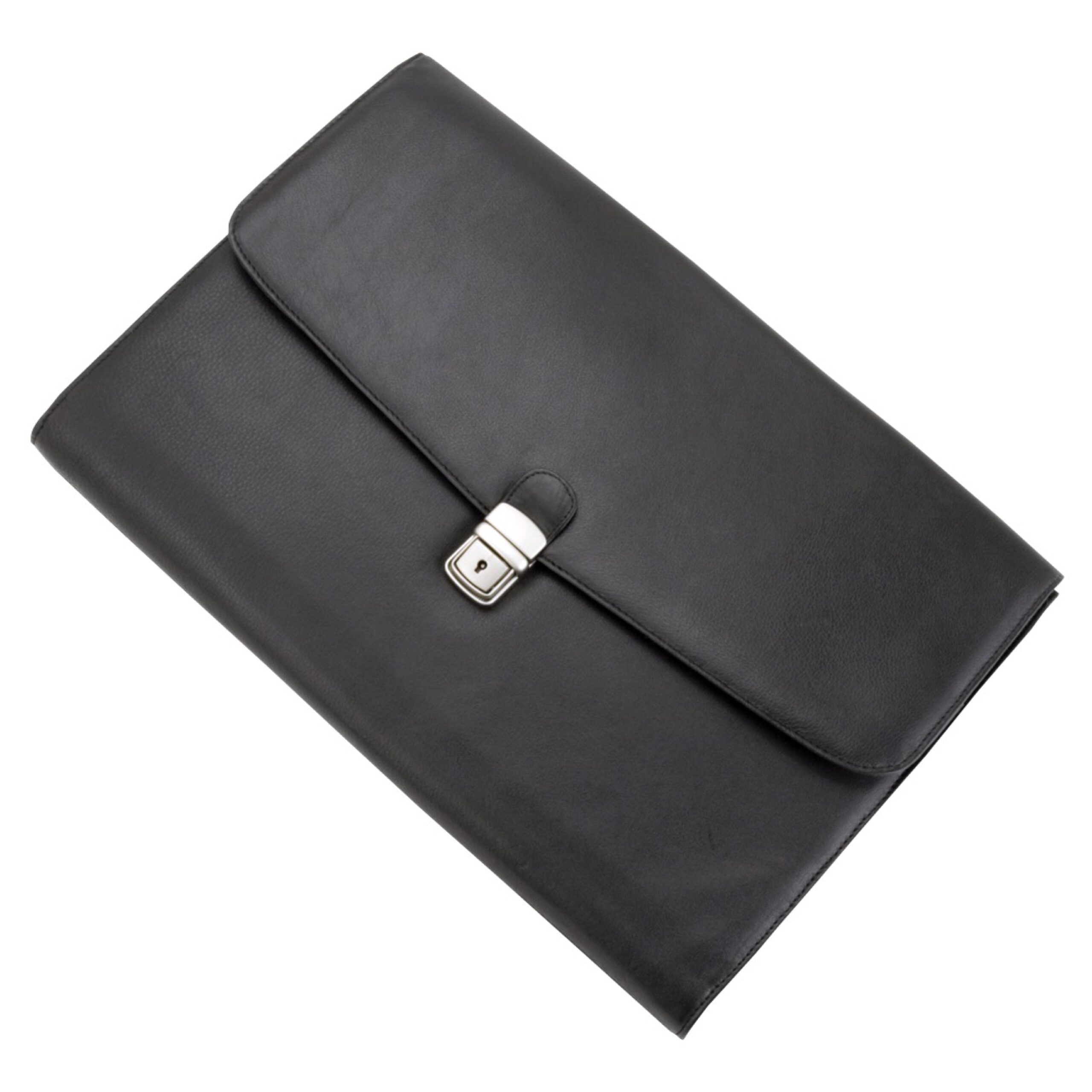 alumaxx-udine-dokumententasche-leder-schwarz-a4-mit-schloss image 1