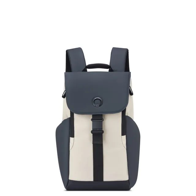 delsey-securflap-rucksack-22l-sand-laptop-daypack-mit-klappe image 1