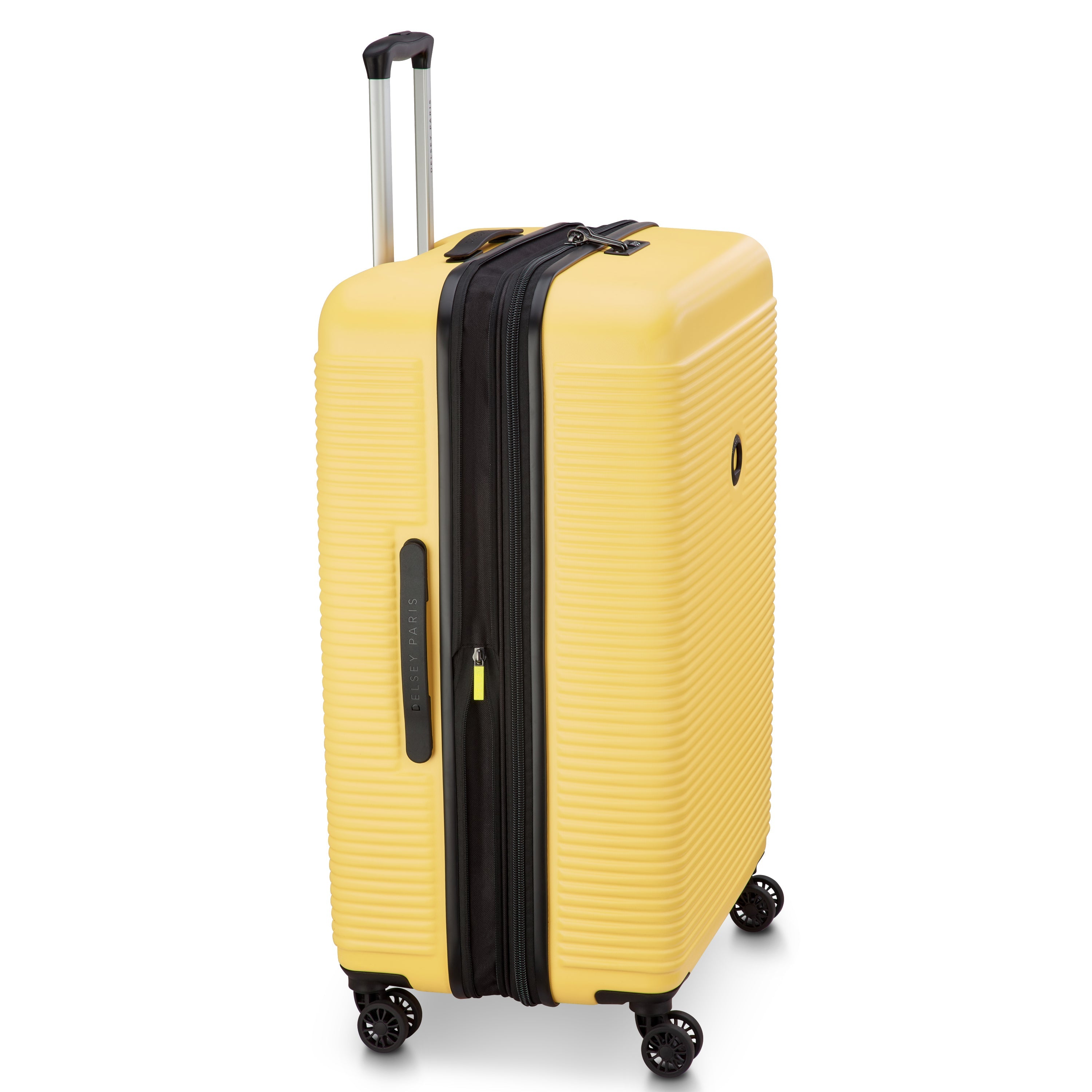 delsey-carrousel-2-freestyle-hartschalenkoffer-76-cm-gelb-erweiterbar image 7