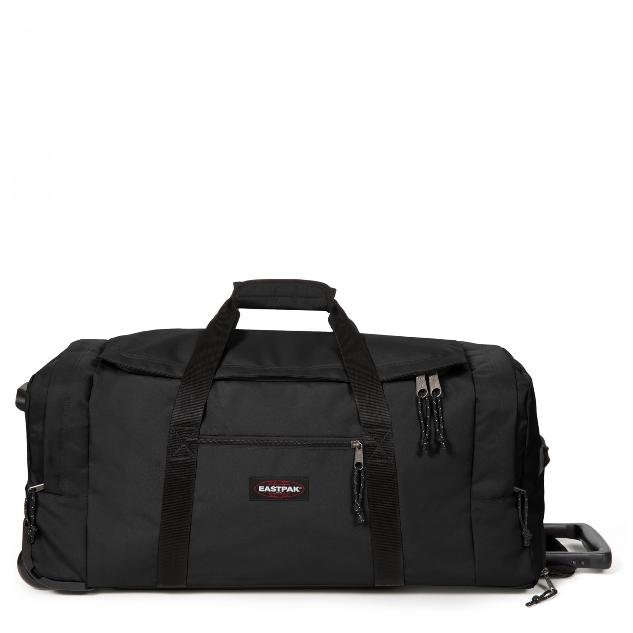 eastpak-leatherface-l-reisetasche-104l-rollentasche-schwarz image 1