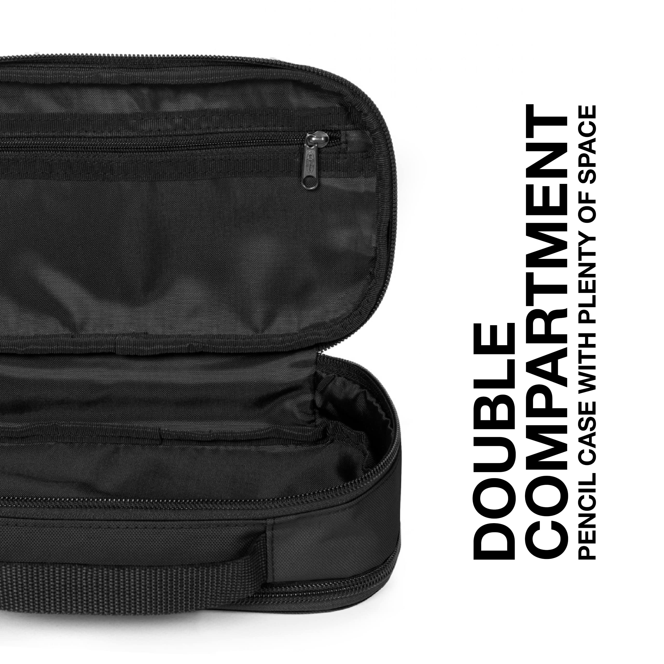 eastpak-oval-flat-oval-l-federm-ppchen-23-cm-schwarz-doppelfach image 3