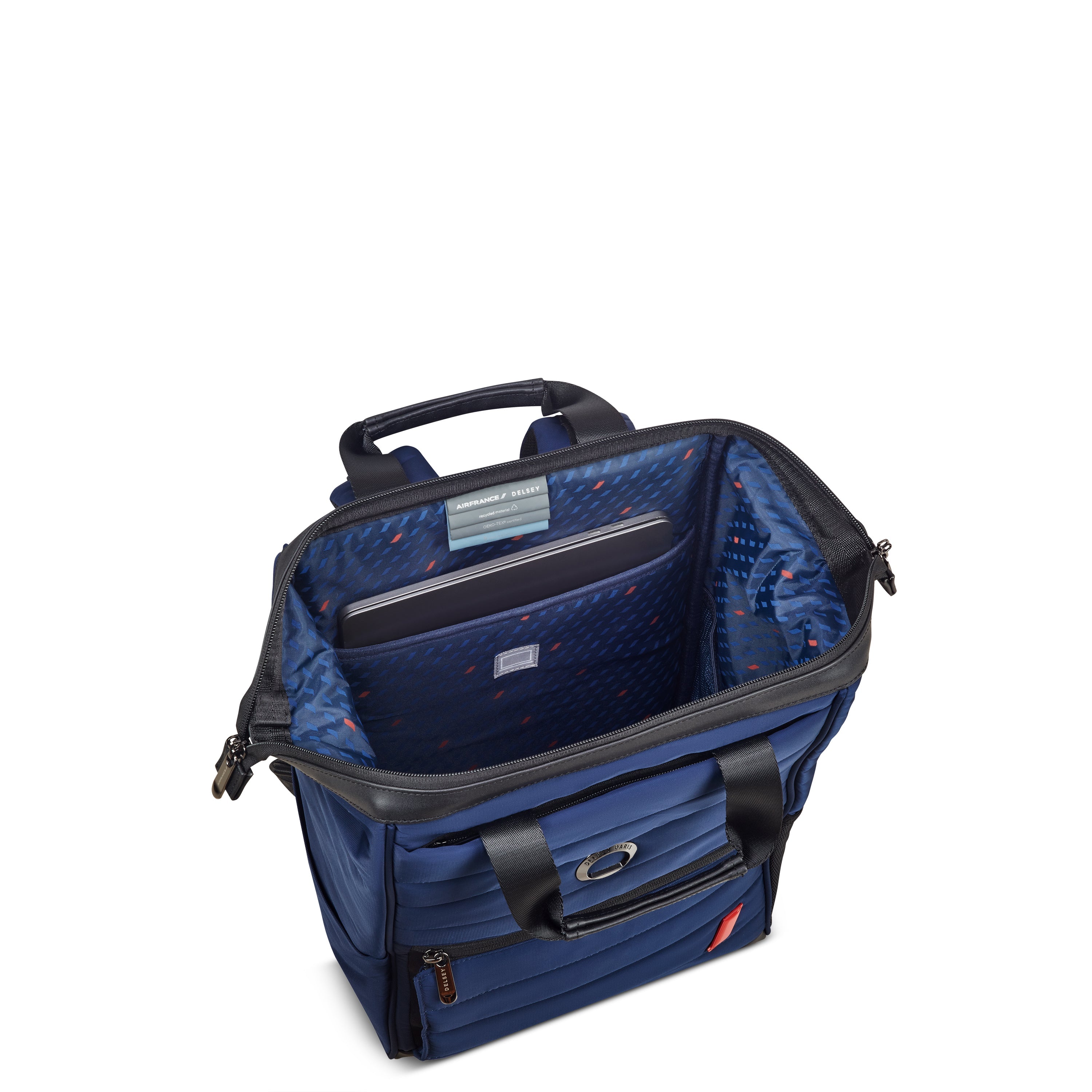 delsey-elegance-rucksack-25-87-l-deep-sea-navy-laptop image 3