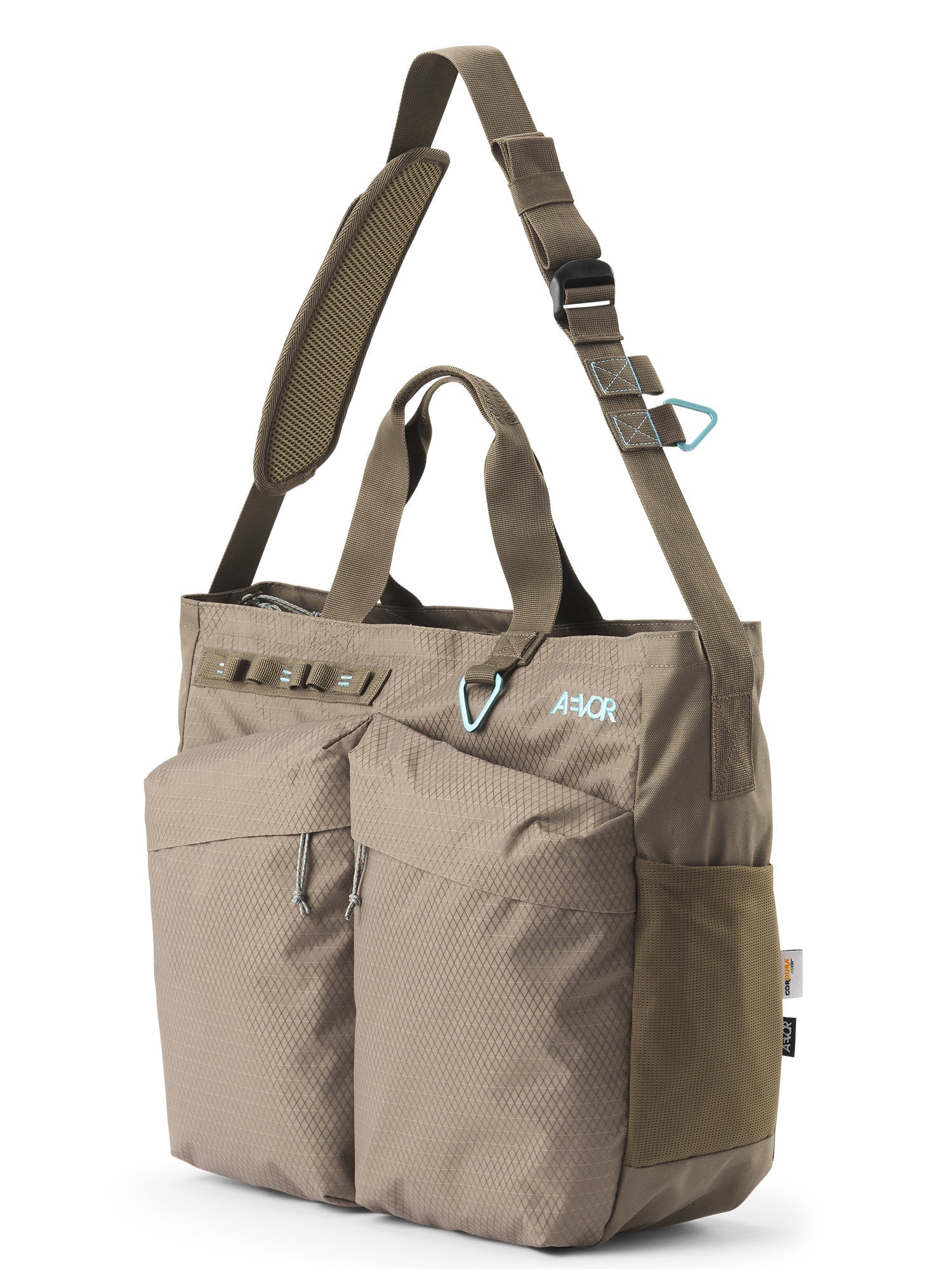 aevor-utility-tote-shopper-22l-coffee-brown-mit-laptopfach image 4