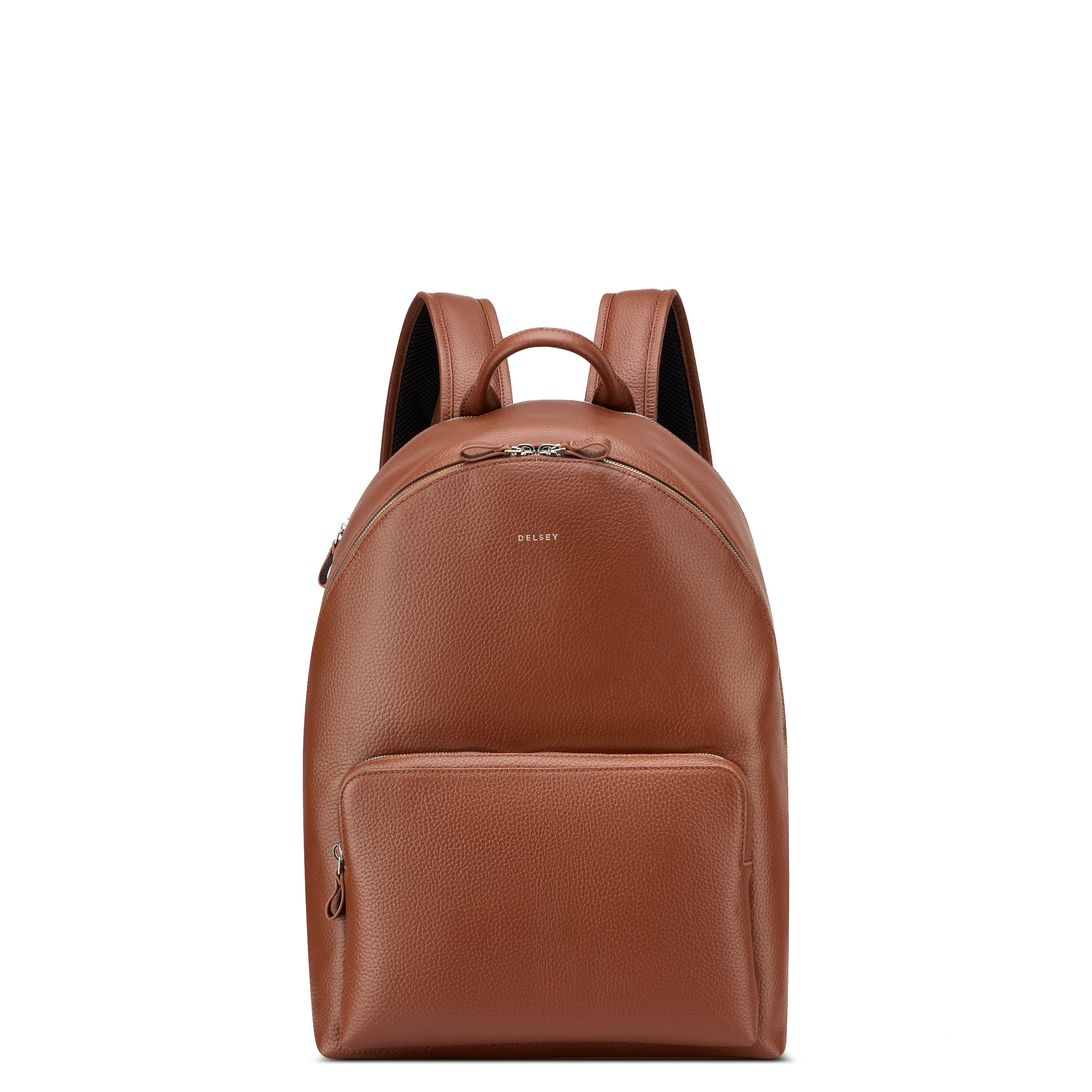 delsey-le-cuir-graine-rucksack-23l-cognac-leder image 4