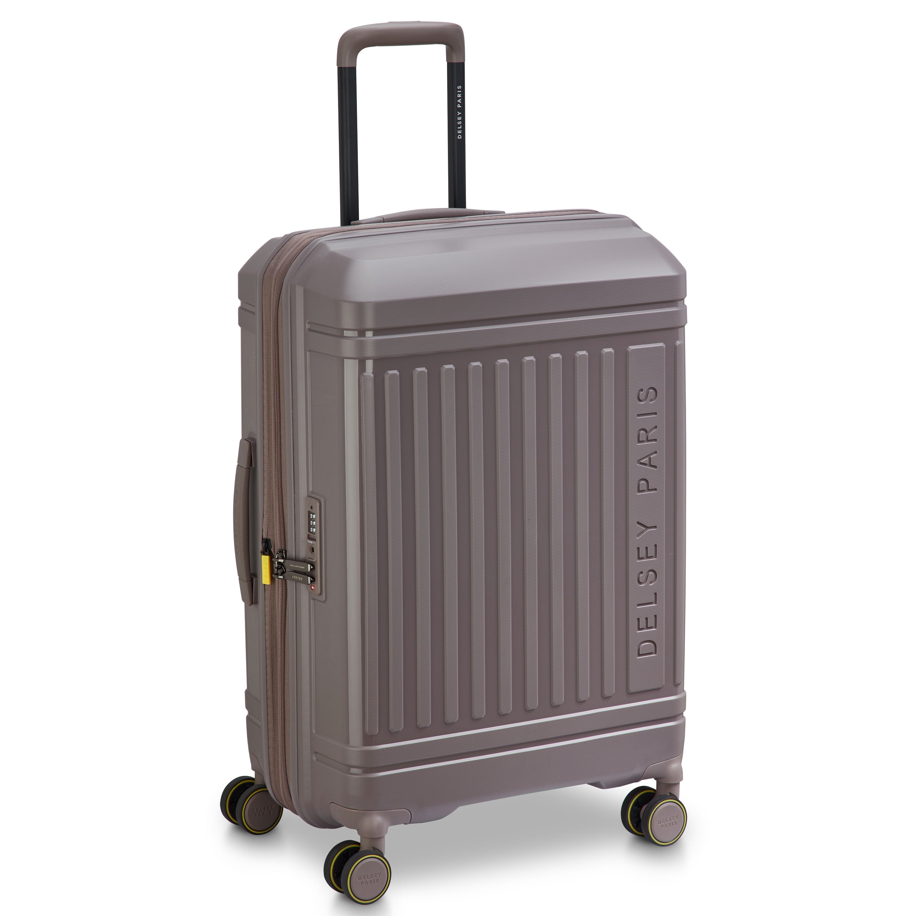 delsey-belmont-lutece-hartschalenkoffer-69-cm-braun-erweiterbar image 2