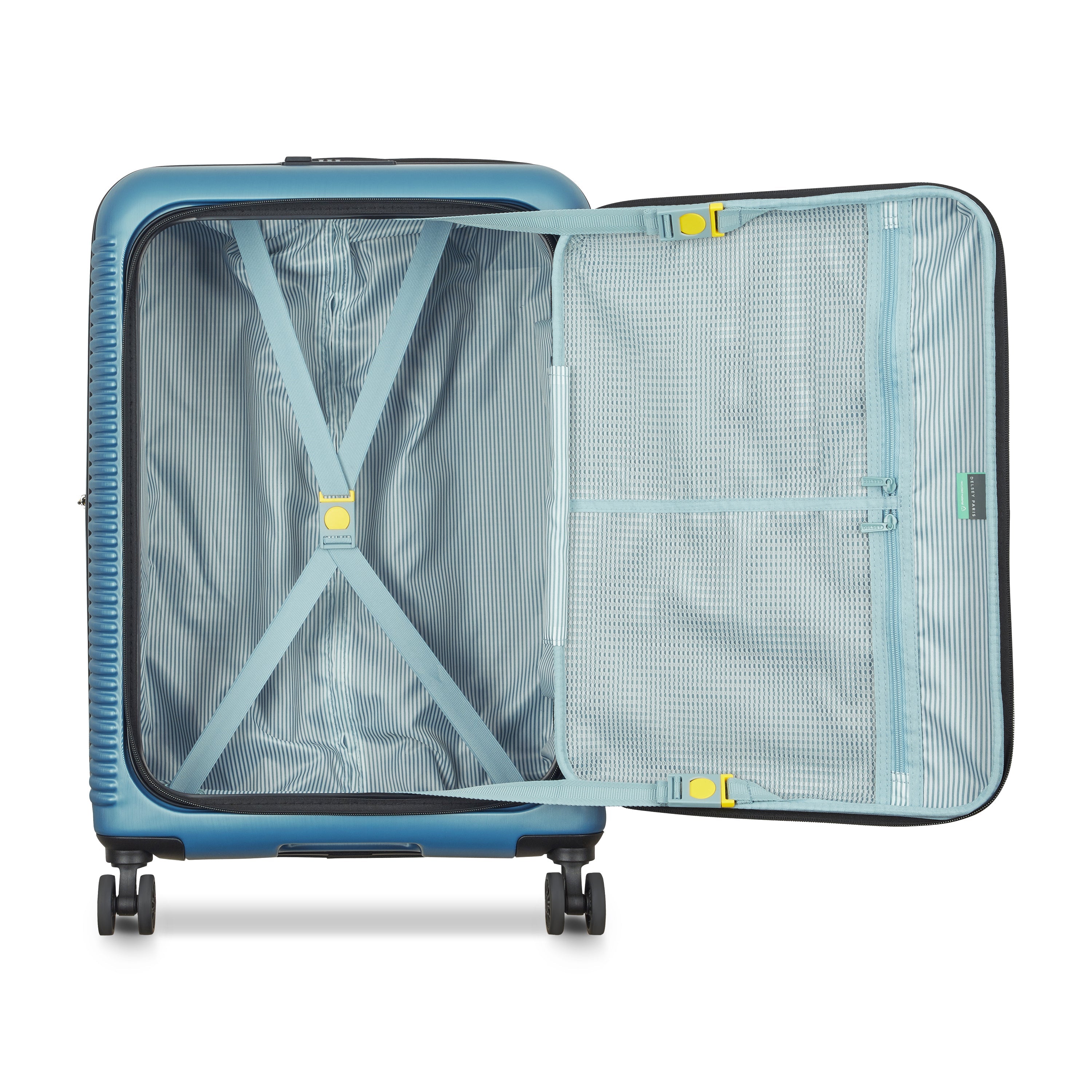 delsey-carrousel-2-freestyle-koffer-66-cm-blau-erweiterbar image 6