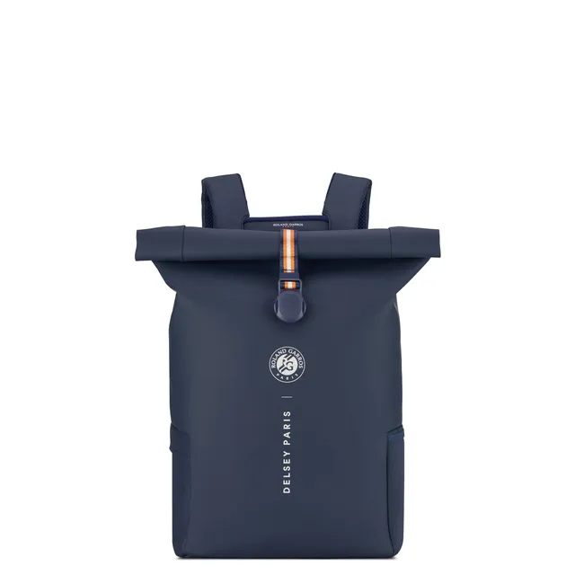 delsey-turenne-soft-rucksack-25l-navy-roll-top image 1
