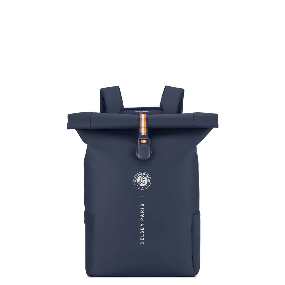 delsey-turenne-soft-rucksack-25l-navy-roll-top image 1