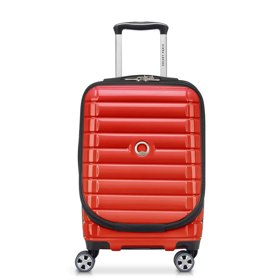 delsey-brochant-shadow-5-0-koffer-55-cm-rot-erweiterbar image 1