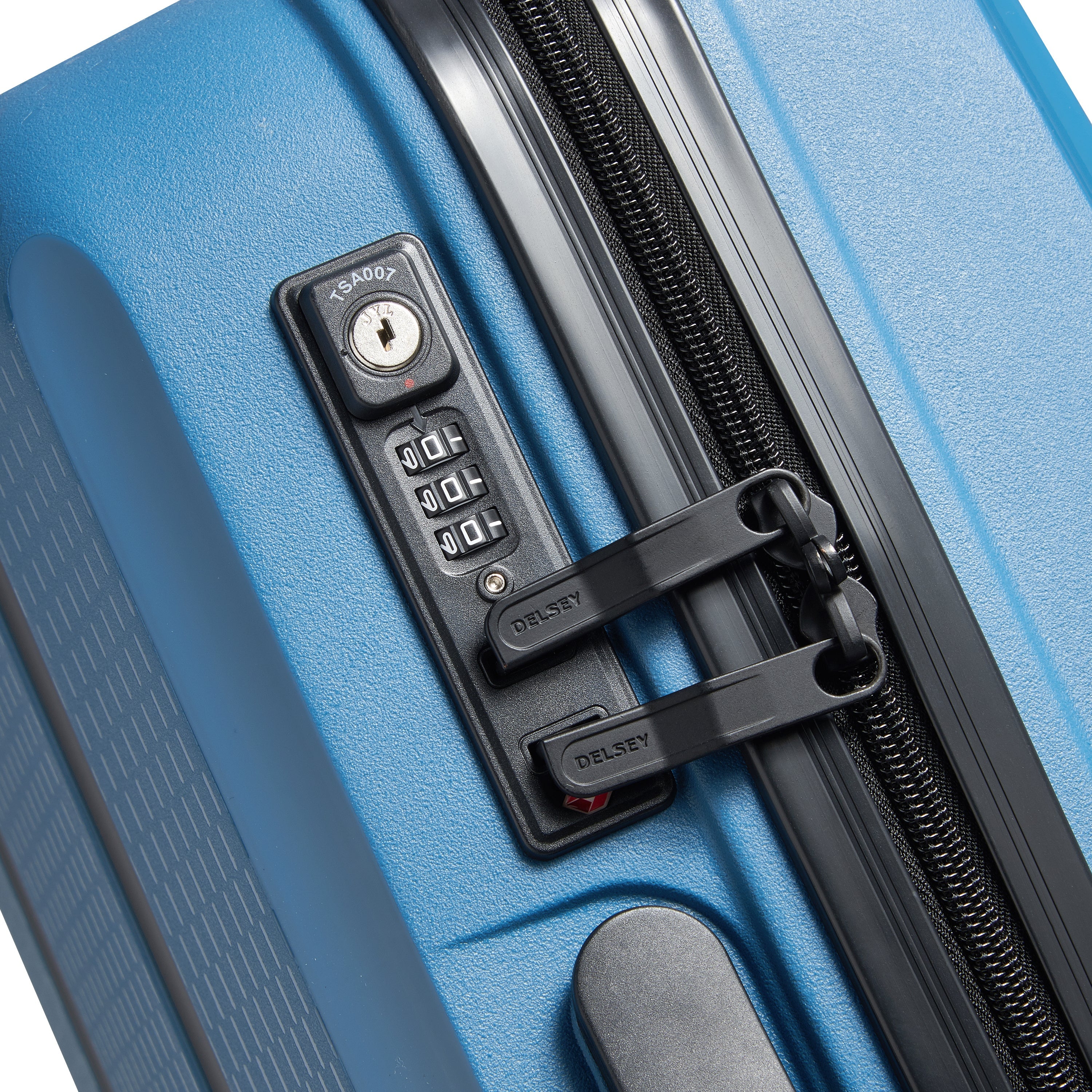 delsey-belmont-plus-kabinenkoffer-55-cm-blau-slim-hartschale image 5