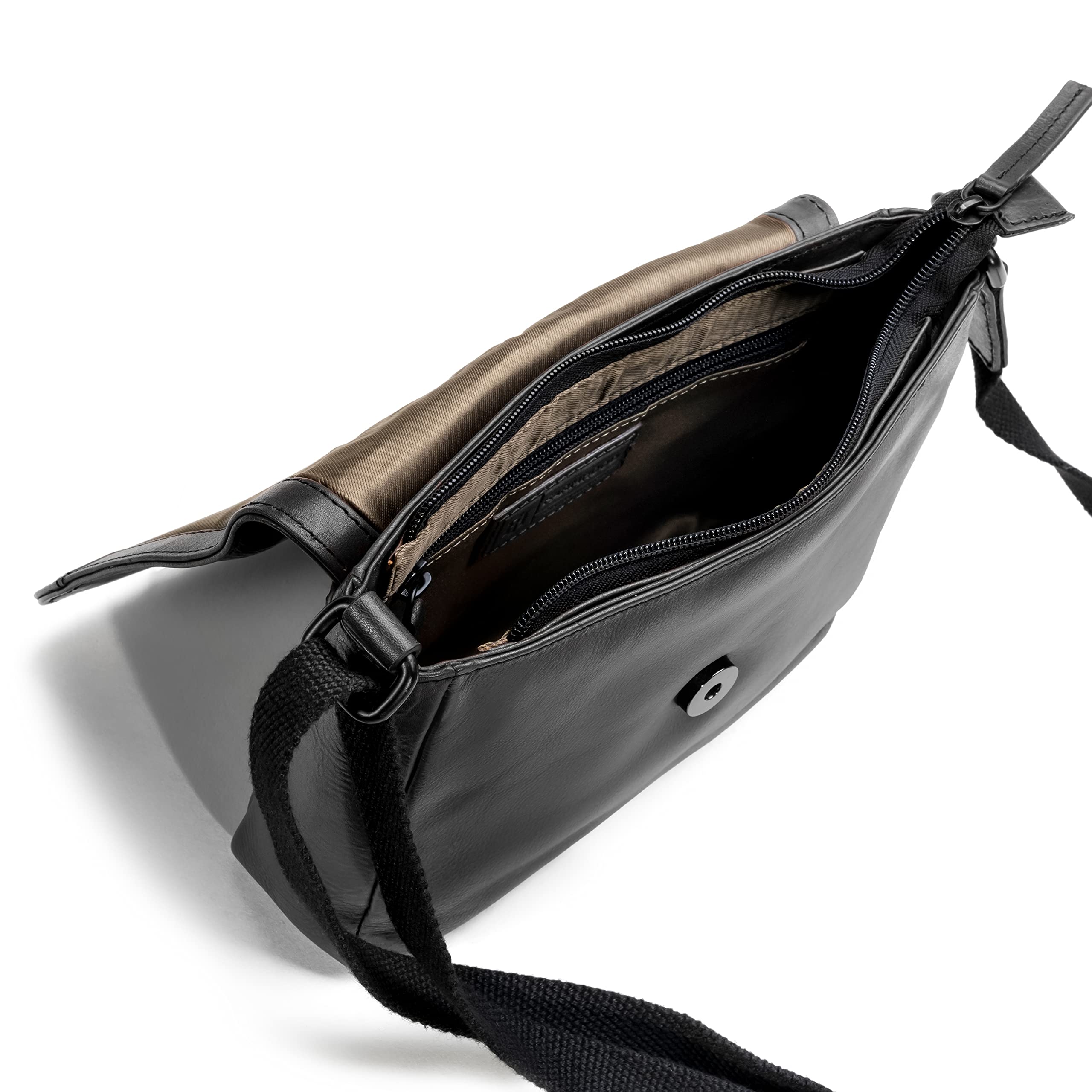 farmhood-memphis-umh-ngetasche-leder-22-cm-schwarz image 4
