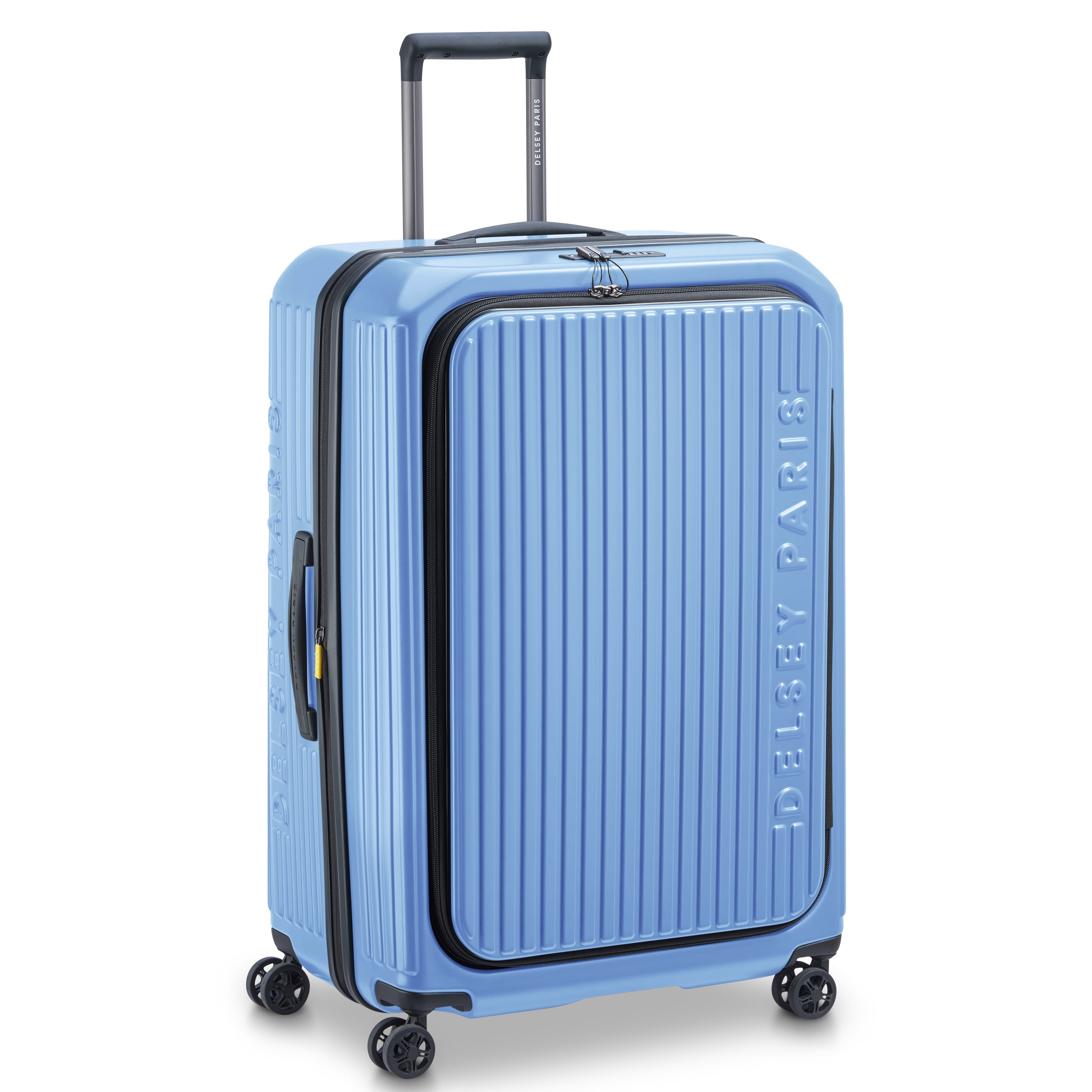 delsey-paris-securitime-zip-koffer-75-5cm-lavender-blue image 2