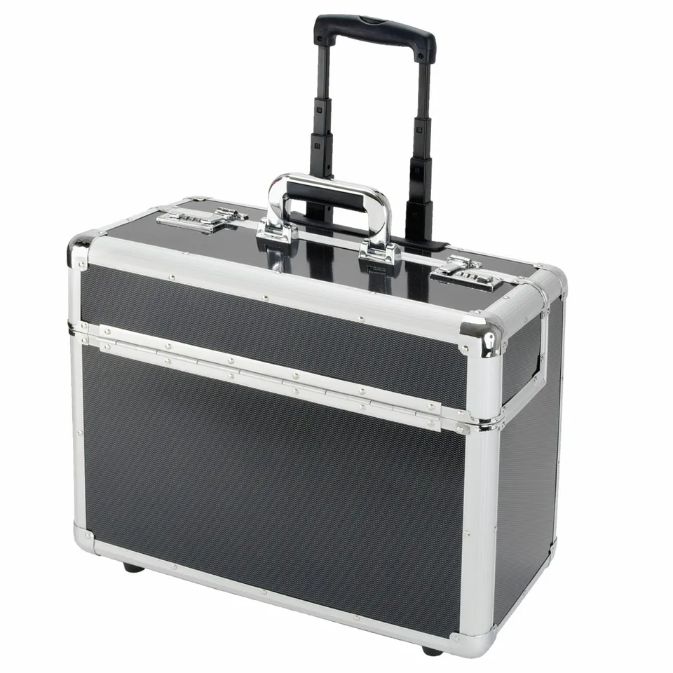 alumaxx-c-2-pilotenkoffer-carbon-silber-aluminium-trolley image 1