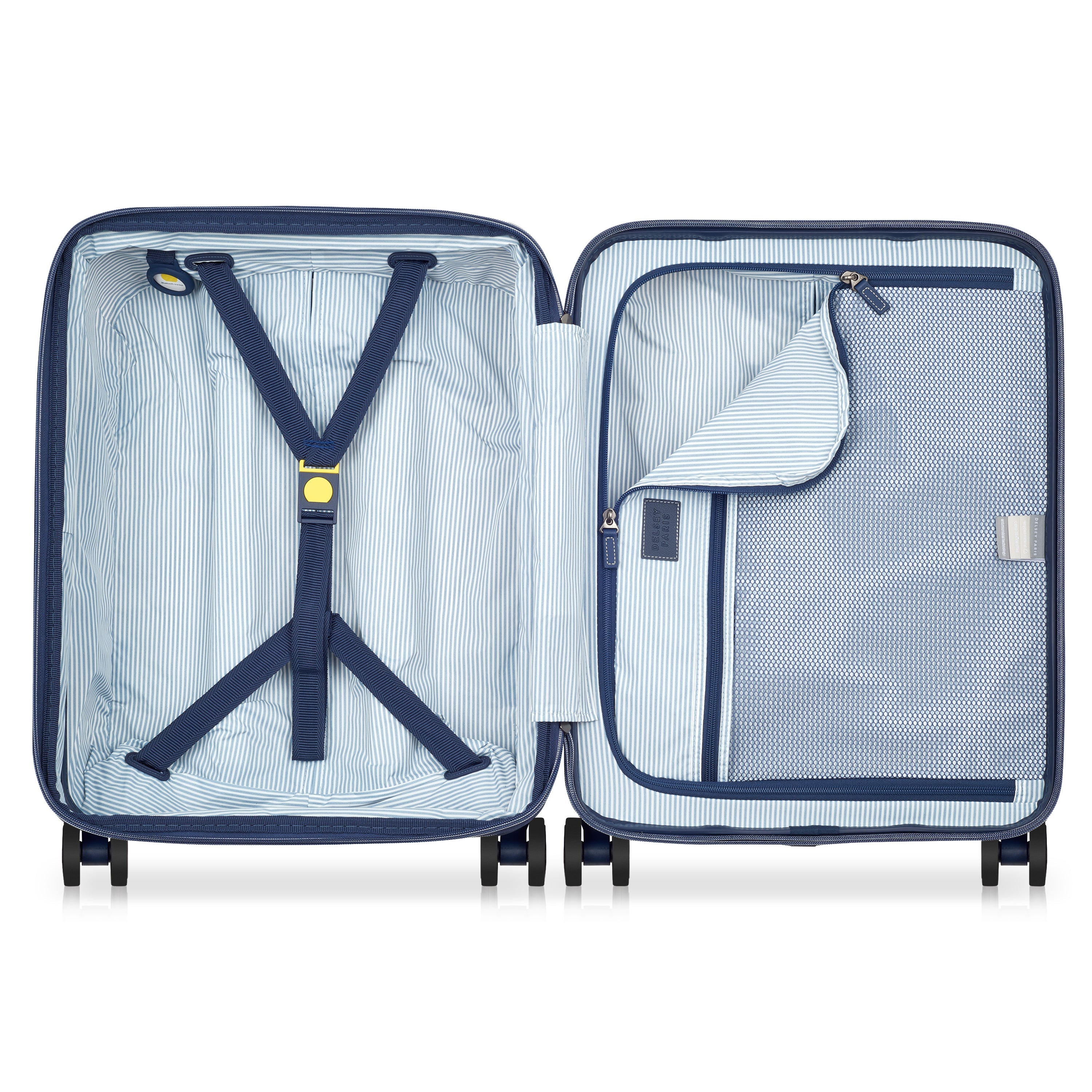 delsey-cadence-55-cm-kabinenkoffer-navy-slim-erweiterbar image 6