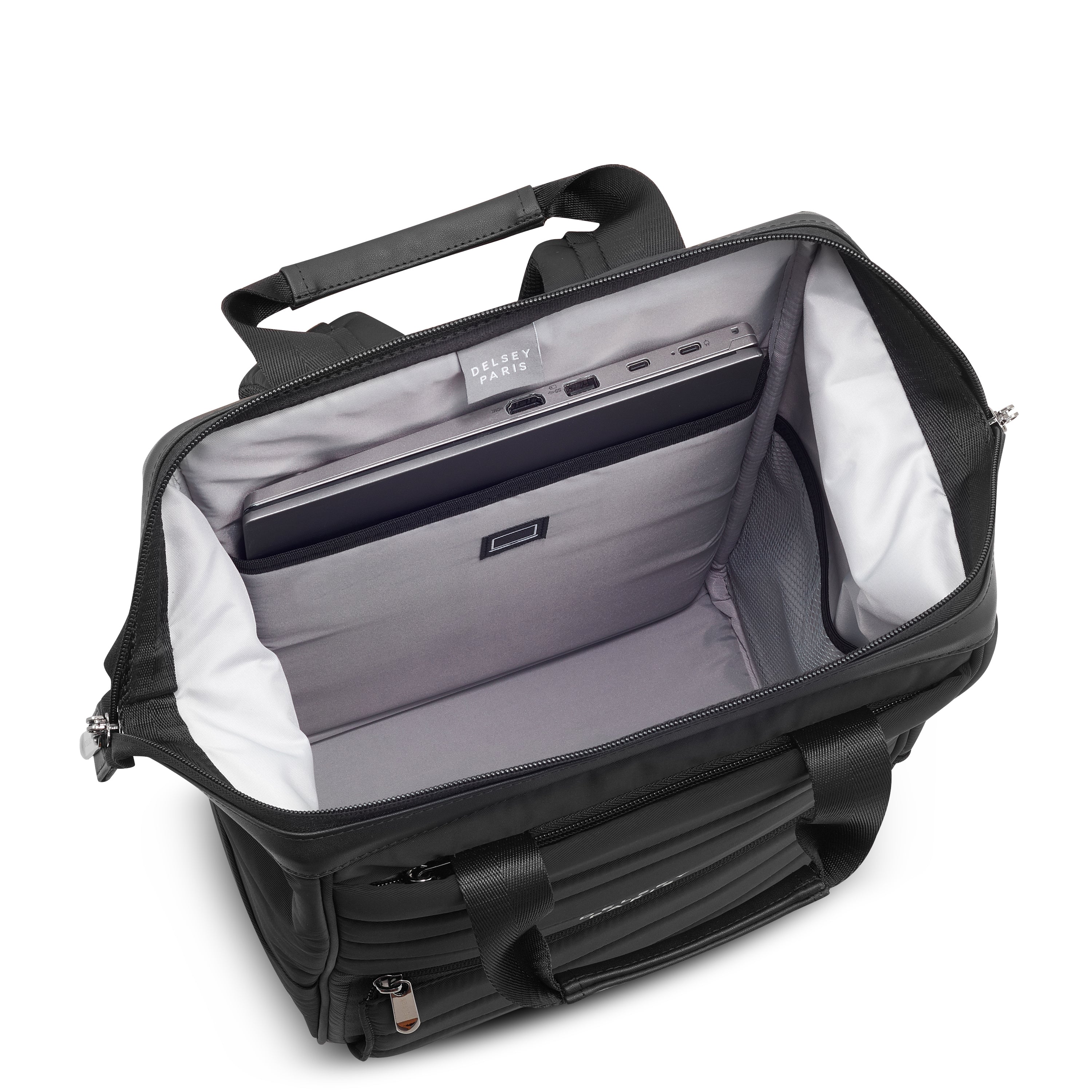 delsey-shadow-5-0-25l-rucksack-laptop-schwarz image 3