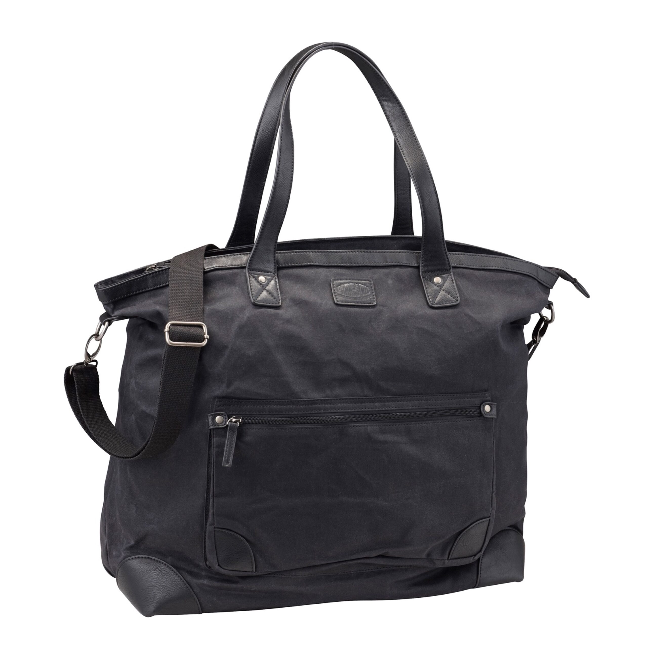 pride-and-soul-all-night-weekender-schwarz-canvas-reisetasche image 1