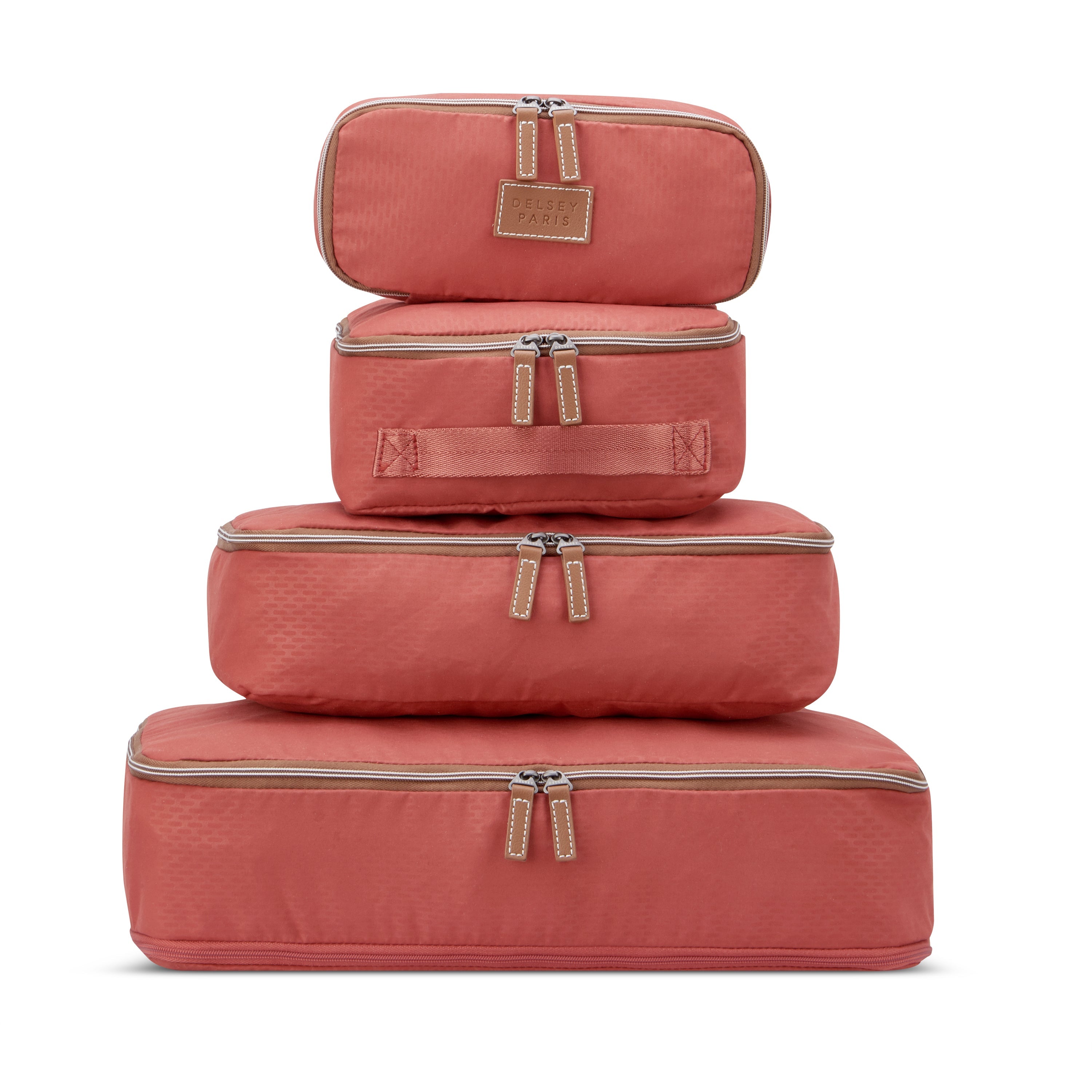 delsey-chatelet-air-2-0-packing-cubes-terracotta-4er-set image 3