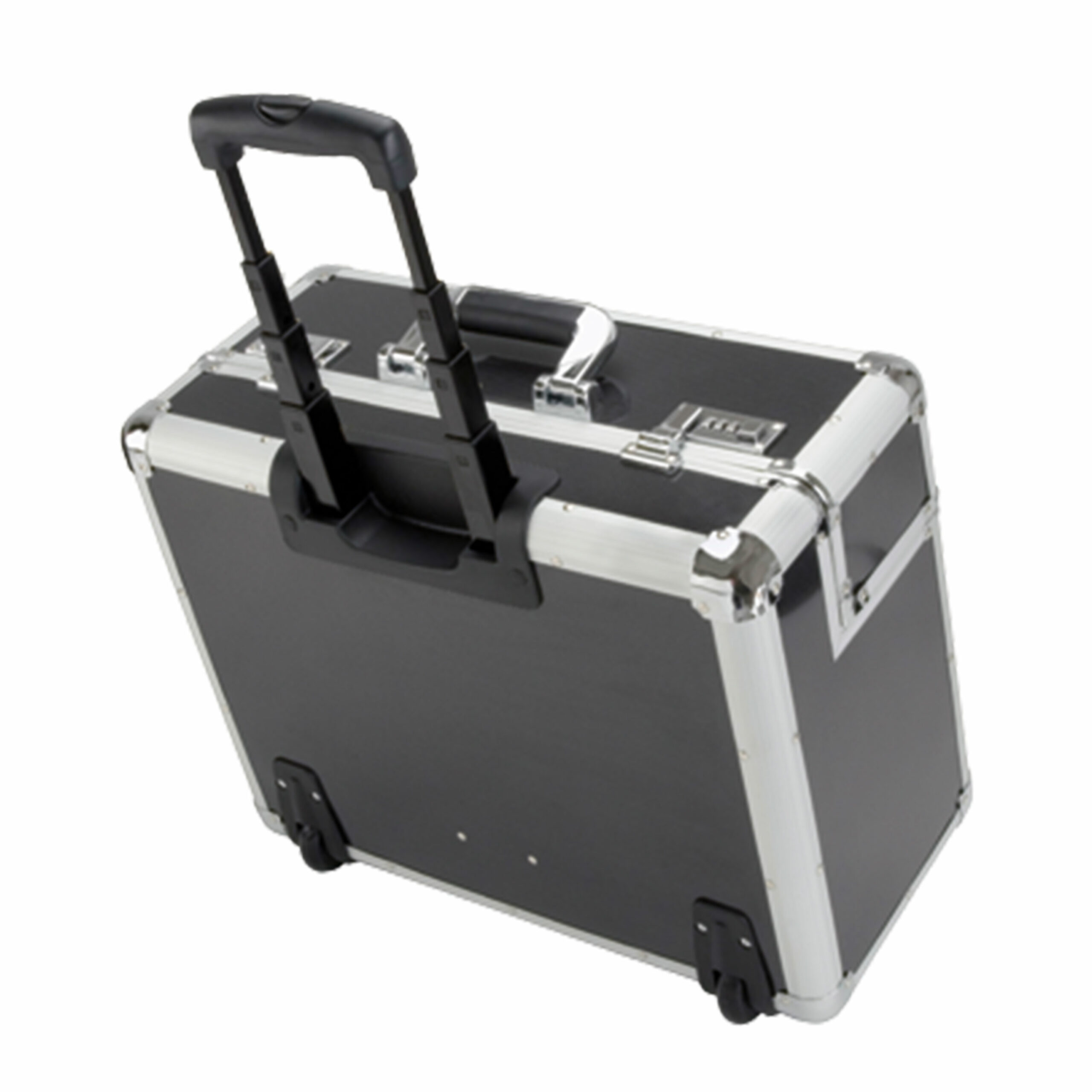 alumaxx-c-2-pilotenkoffer-carbon-silber-aluminium-trolley image 3