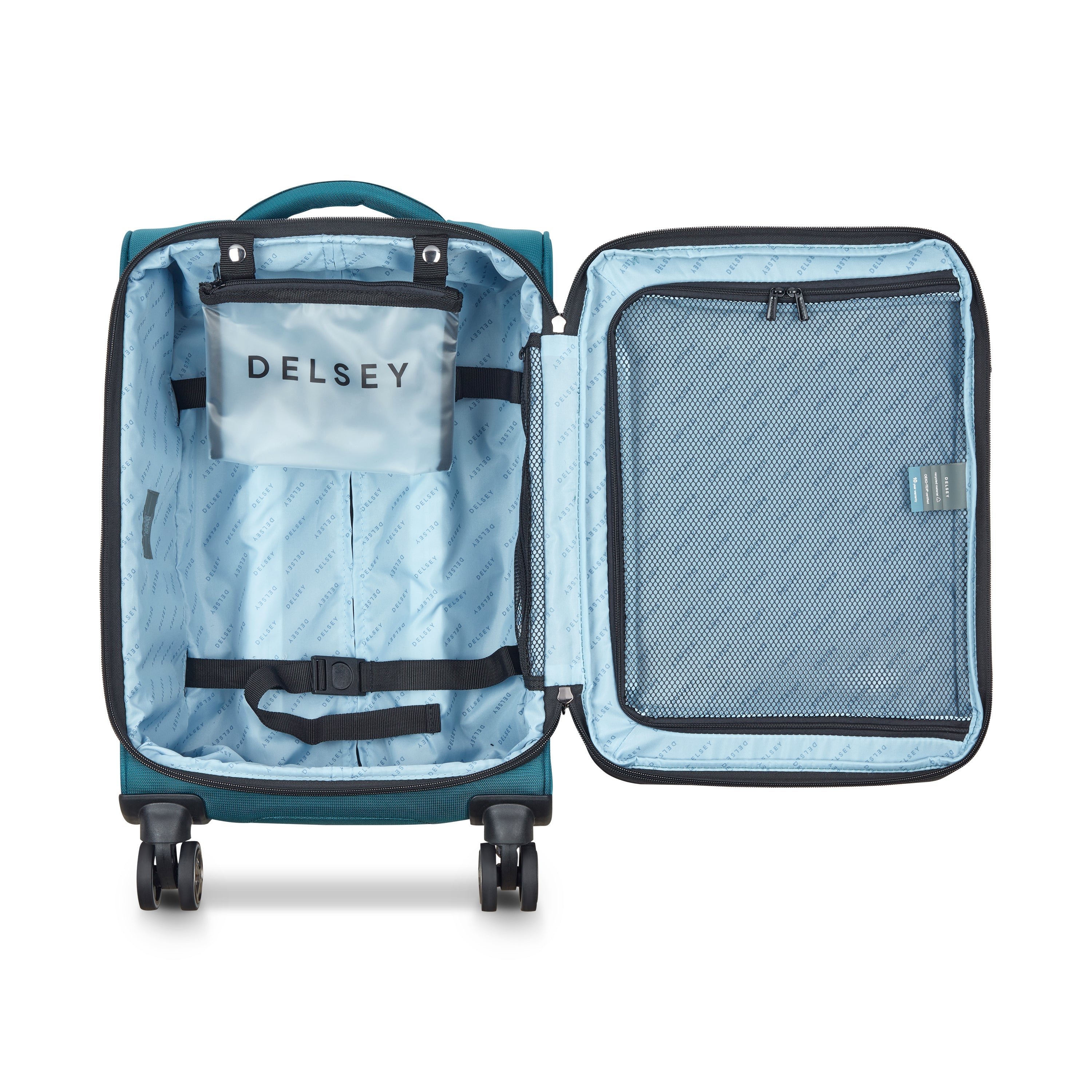 delsey-paris-shadow-dlx-koffer-55-cm-teal-erweiterbar image 6