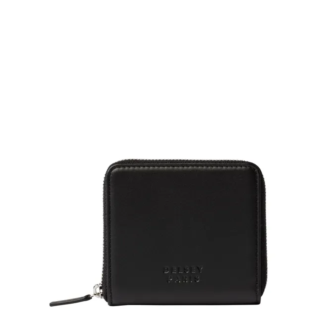 delsey-le-cuir-lisse-geldb-rse-schwarz-leder-3 image 1