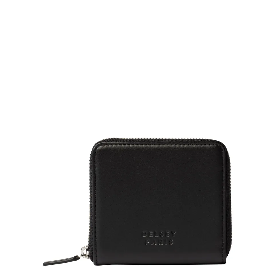 delsey-le-cuir-lisse-geldb-rse-schwarz-leder-3 image 1