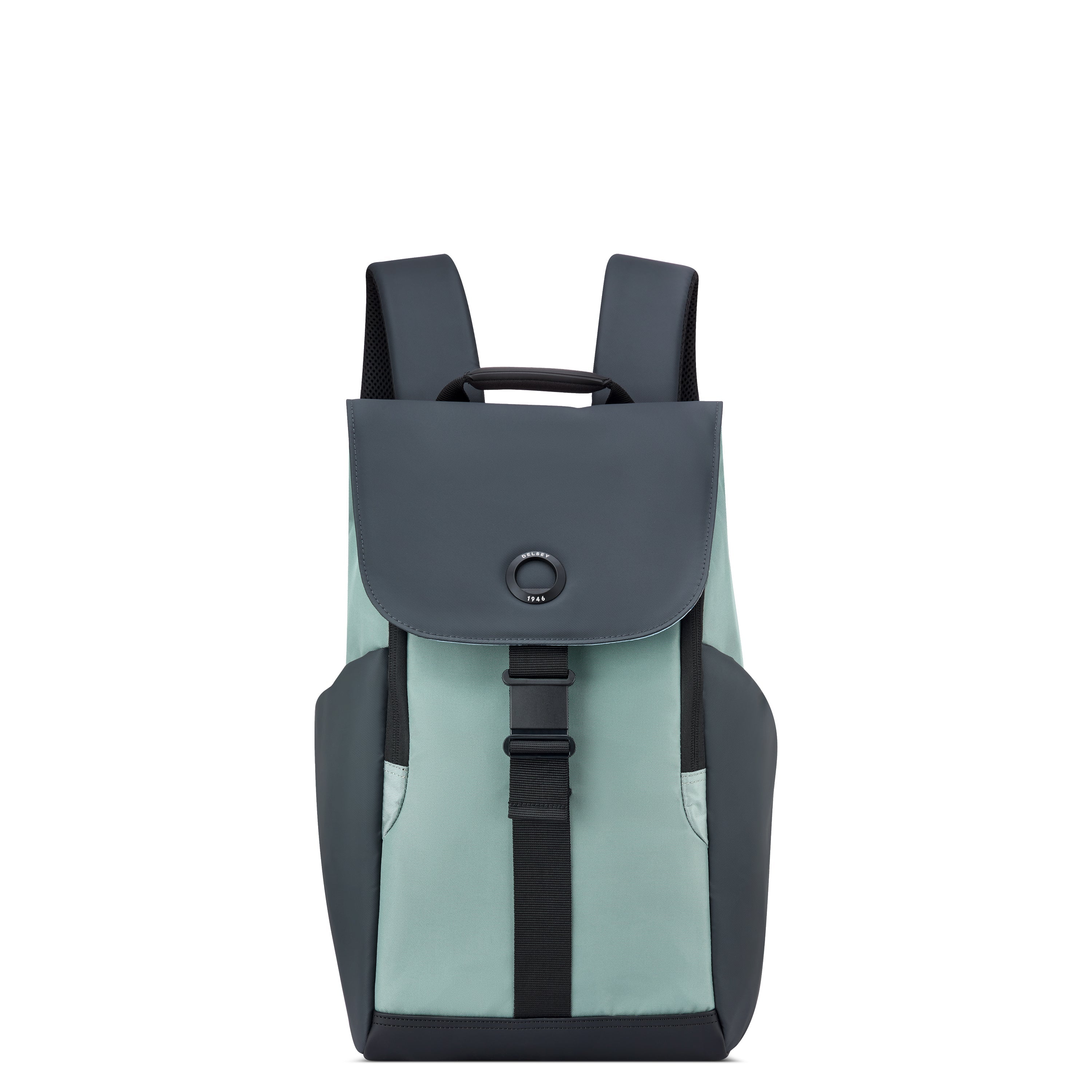 delsey-securflap-rucksack-22-l-sage-green-laptop image 1