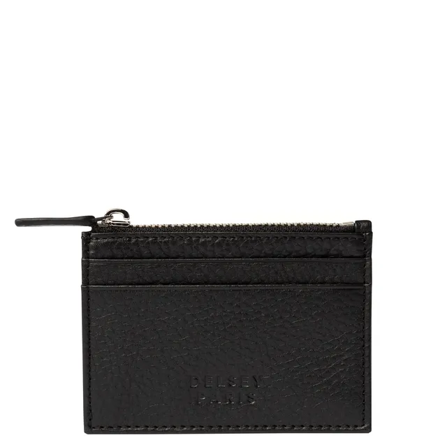delsey-le-cuir-lisse-grain-kartenetui-schwarz-leder image 1