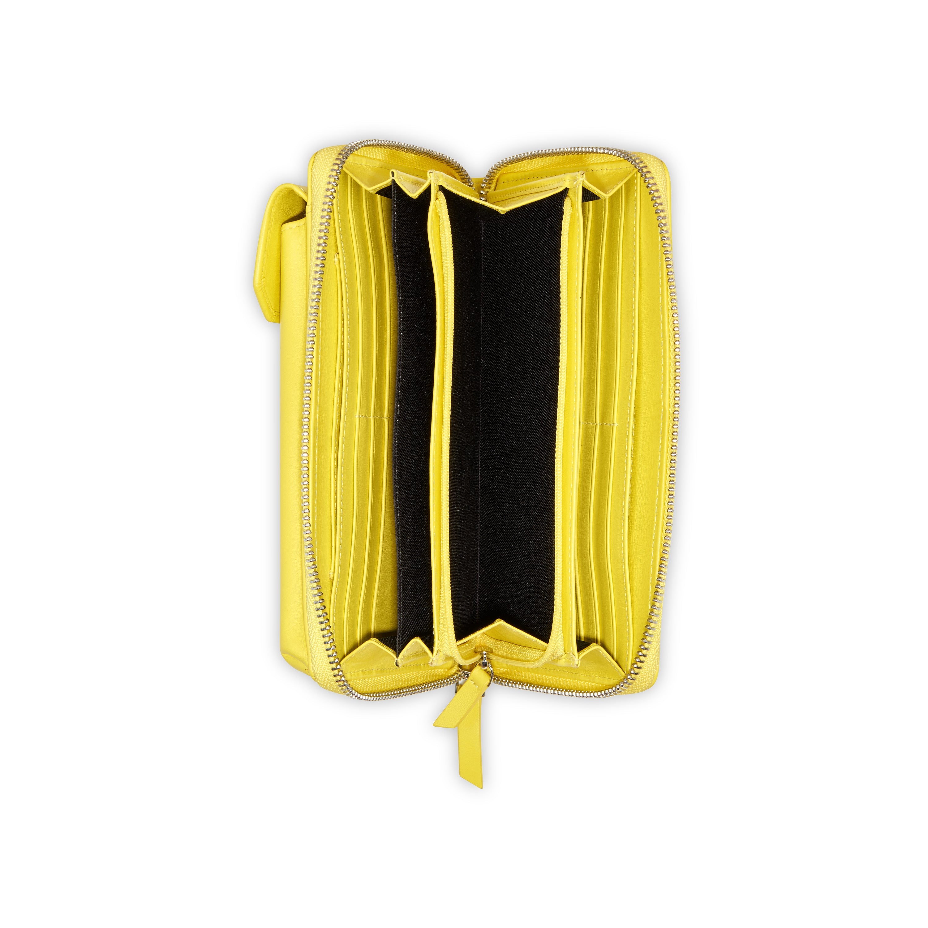 delsey-le-cuir-lisse-geldb-rse-gelb-leder-damen image 7