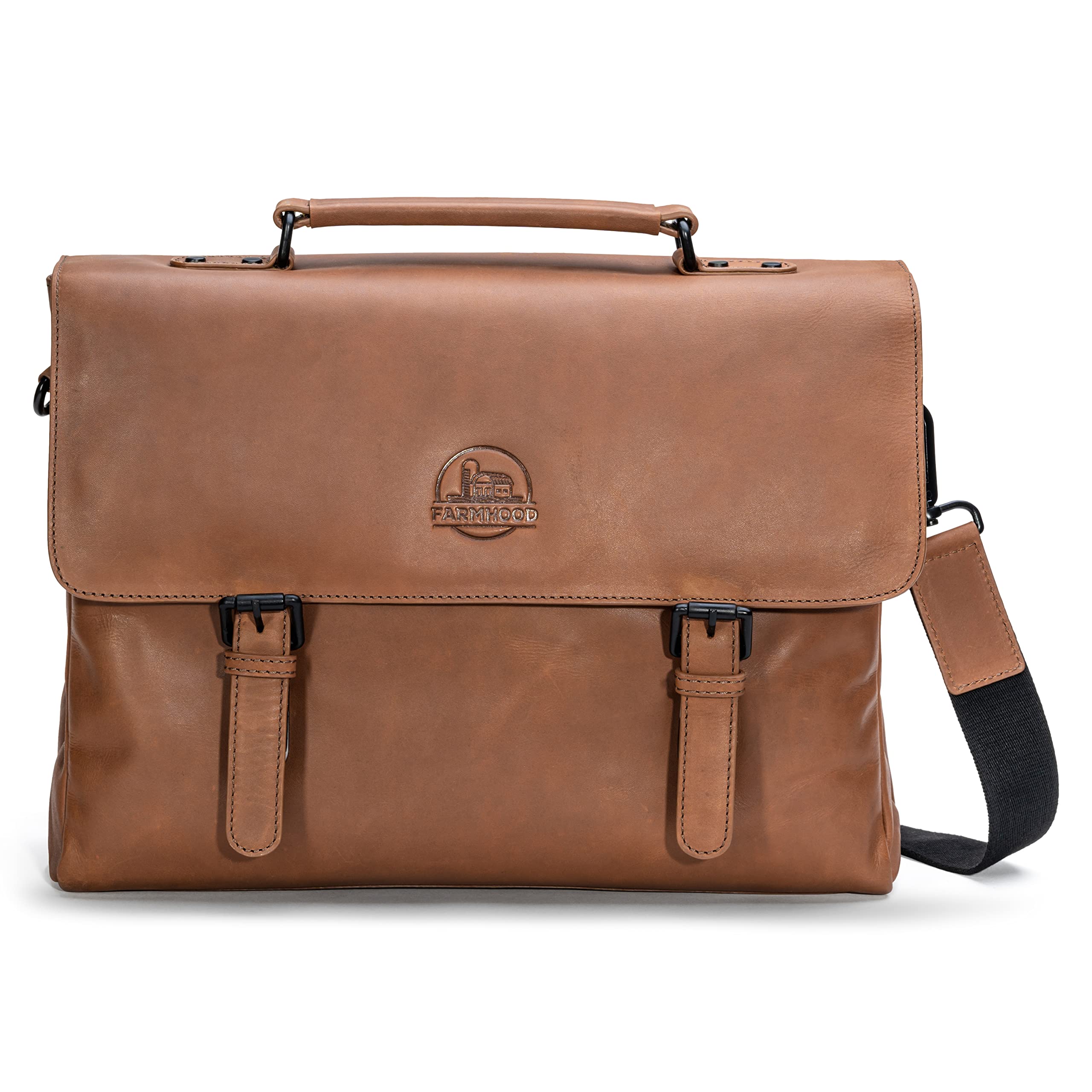farmhood-nashville-aktentasche-leder-39-cm-xl-viele-f-cher image 1