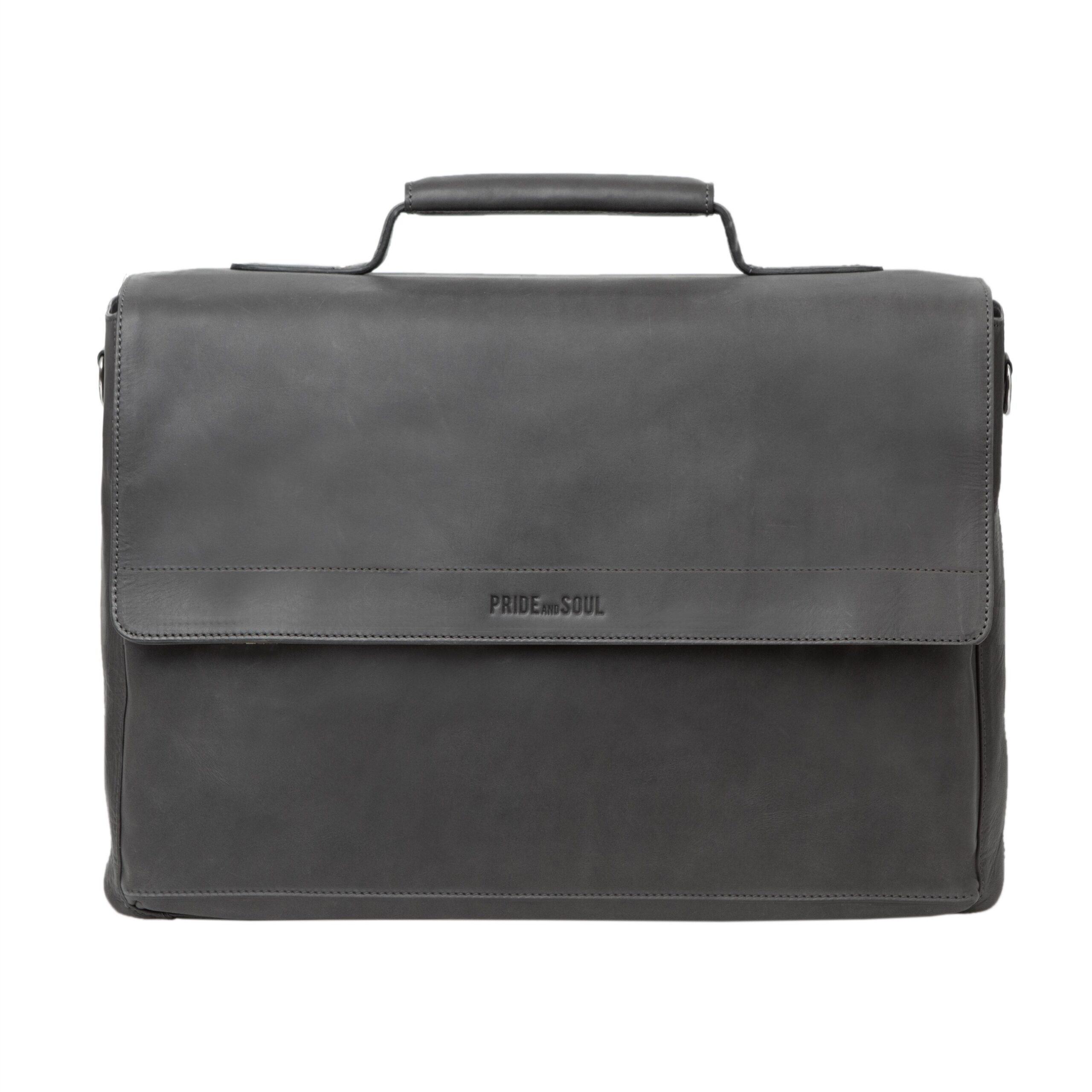 alumaxx-percent-laptoptasche-grau-leder-15-zoll image 1