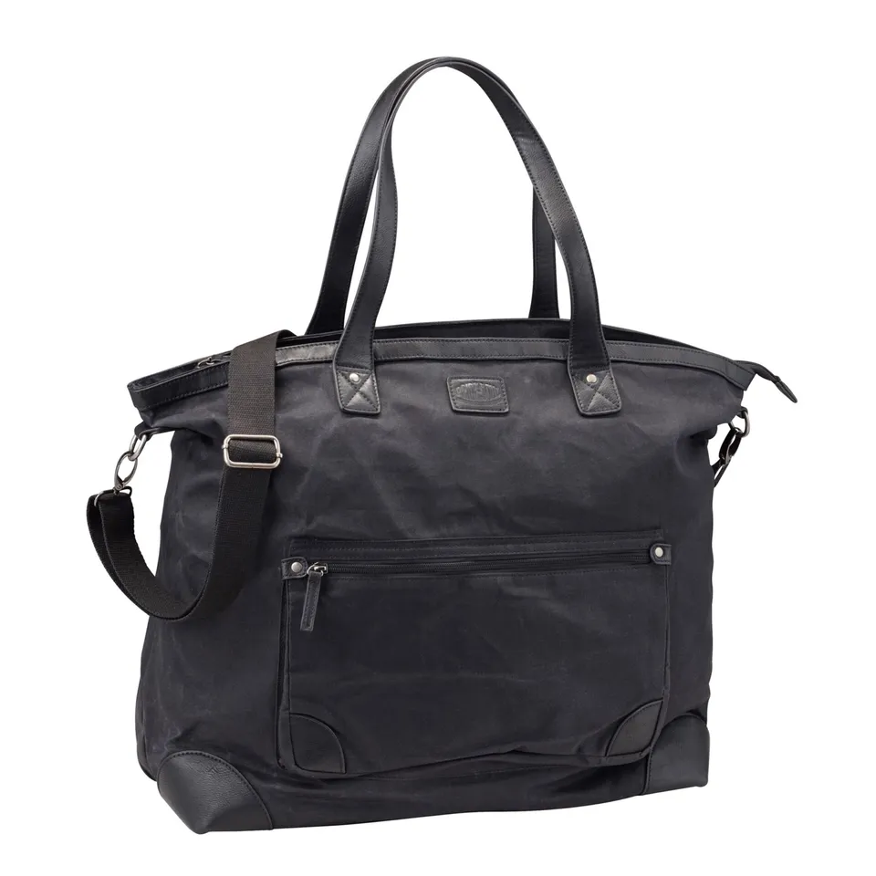 pride-and-soul-all-night-weekender-schwarz-canvas-reisetasche image 1